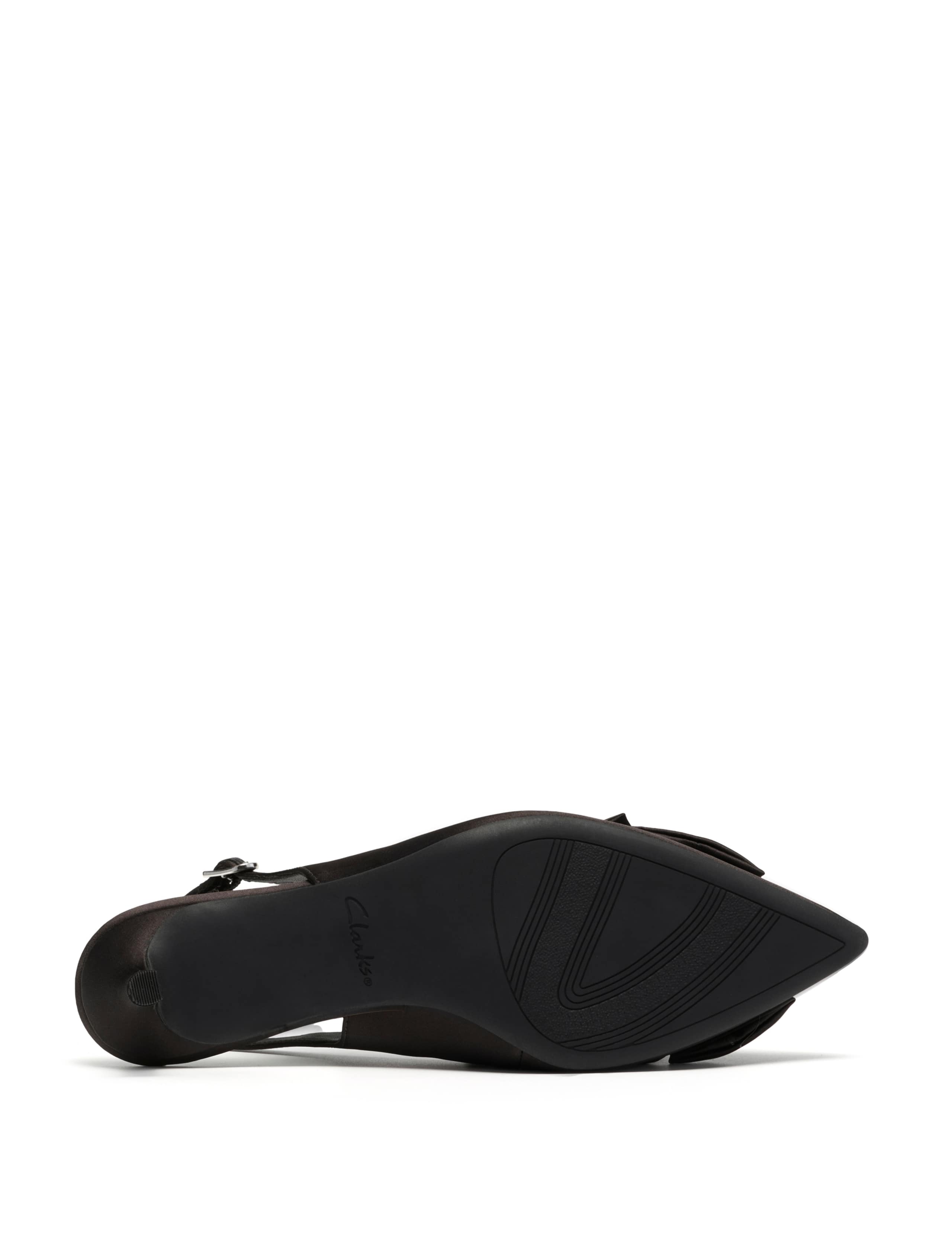 Bow Kitten Heel Pointed Slingback Shoes 6 of 6