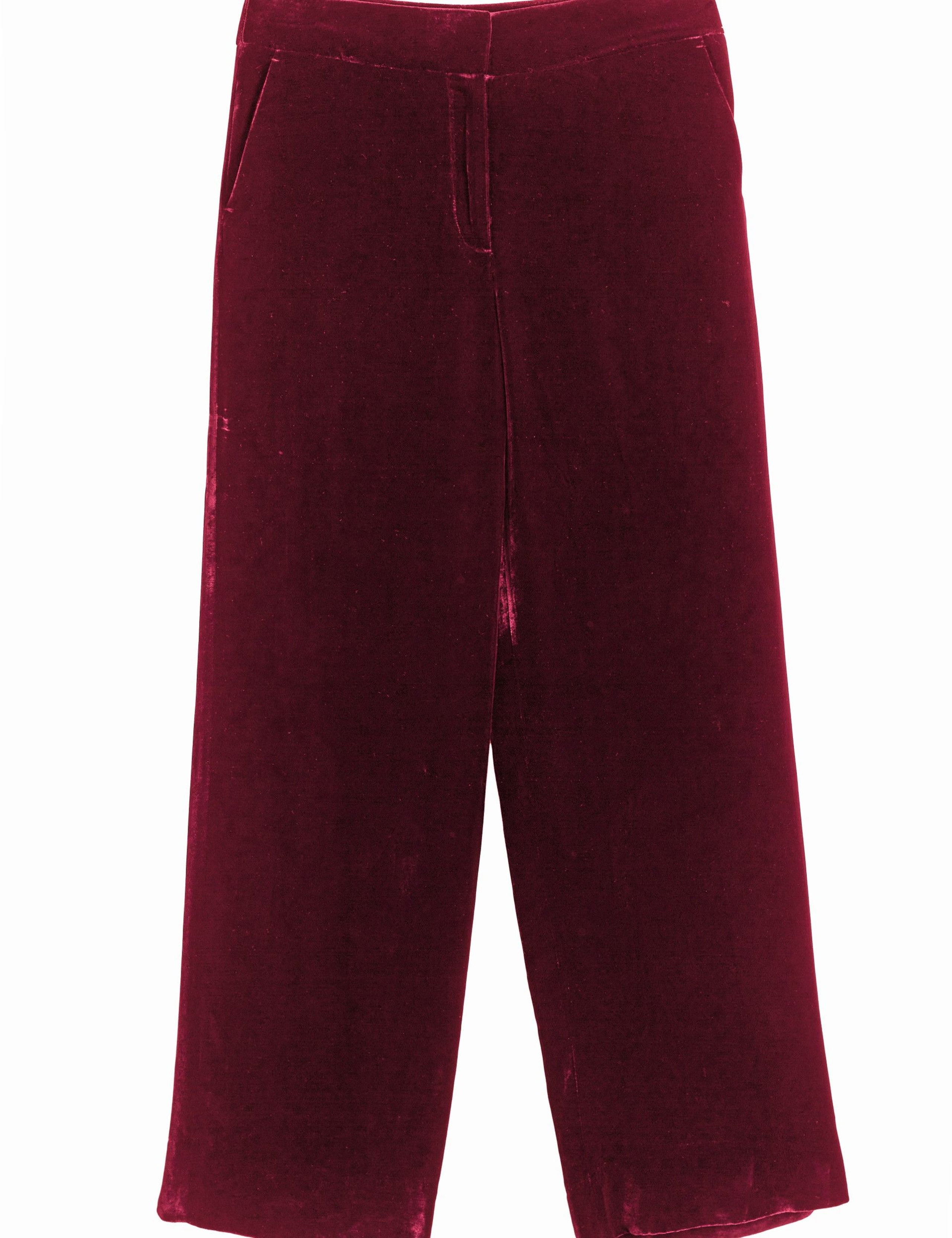 Velvet Wide Leg Trousers 2 of 4
