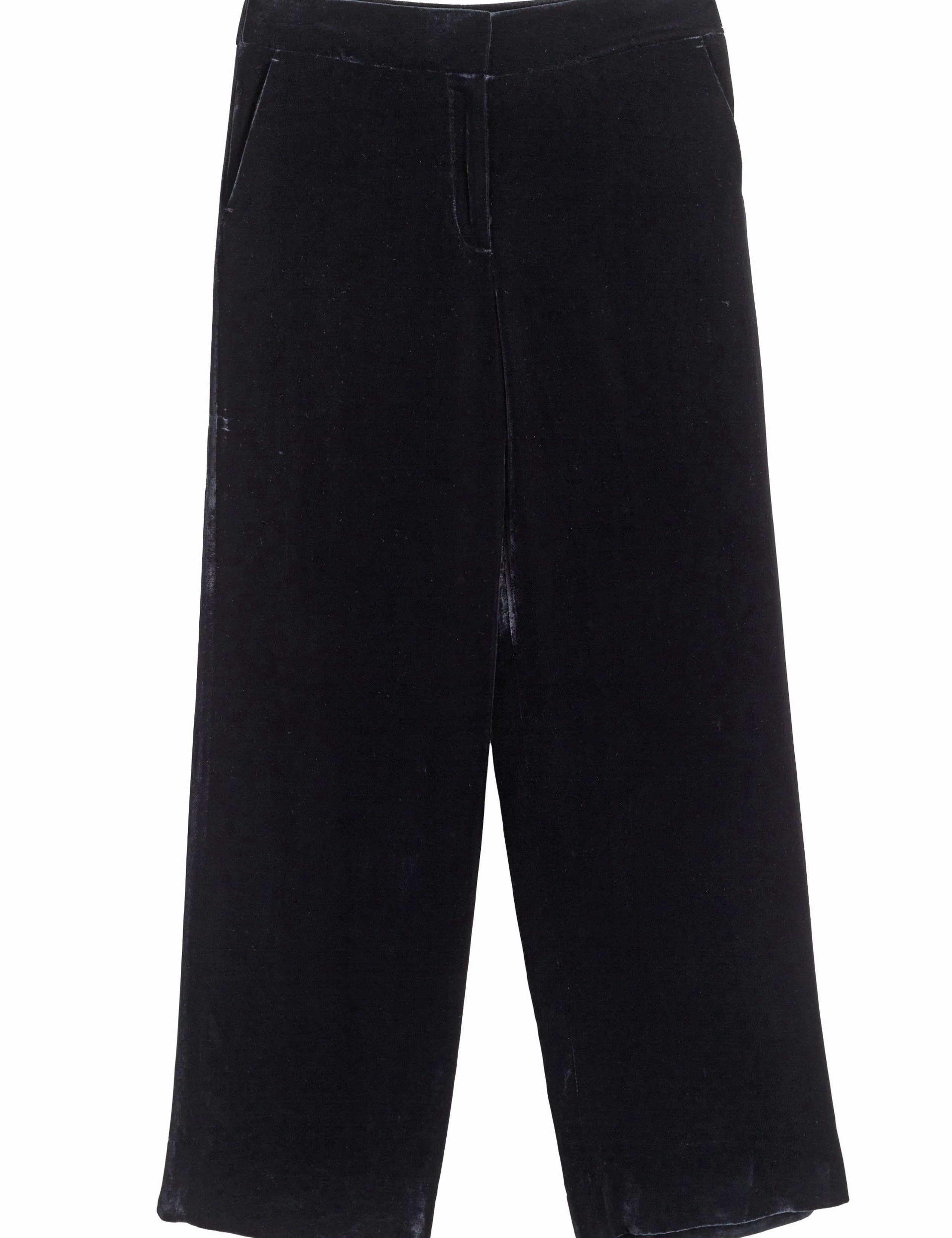 Velvet Wide Leg Trousers 2 of 4