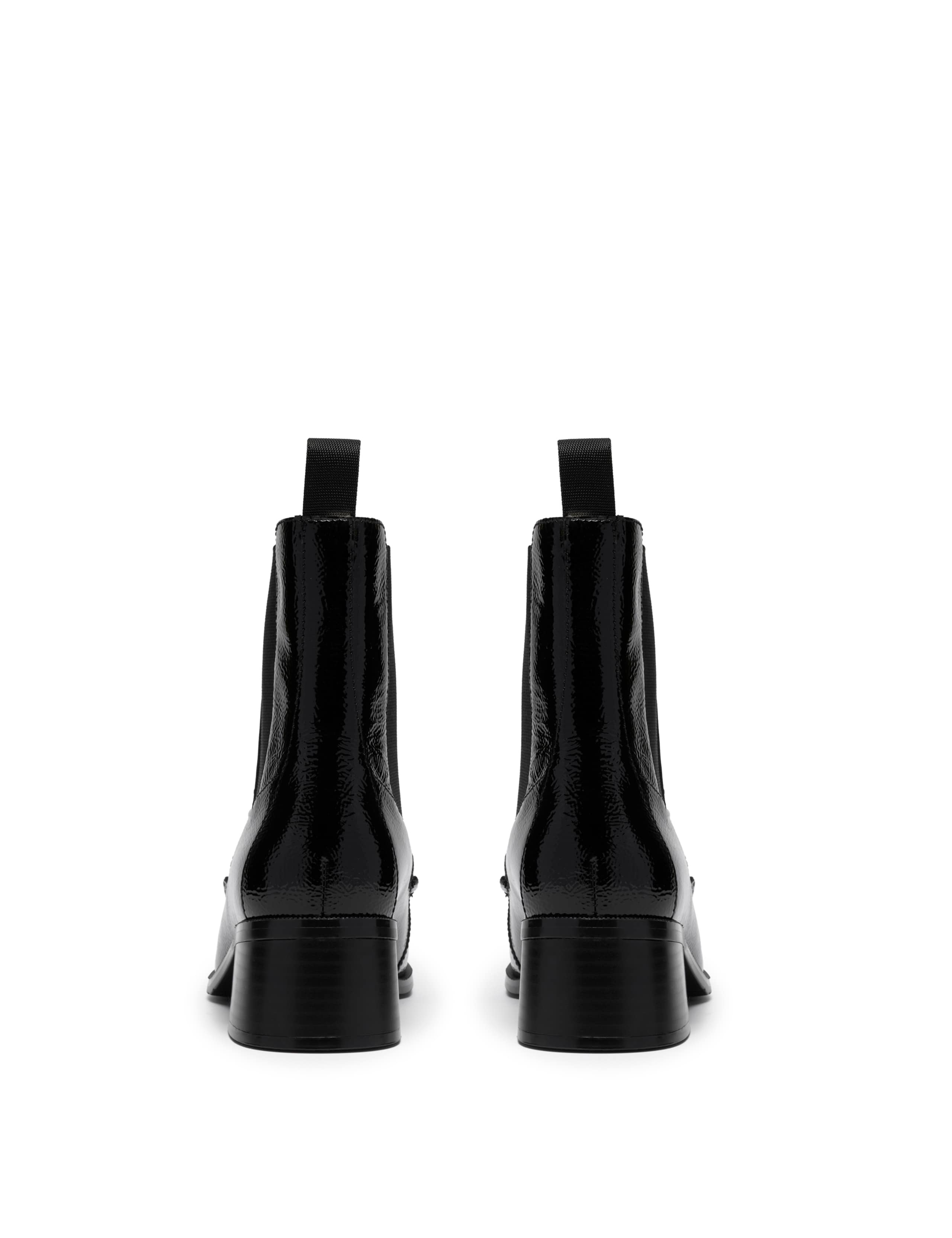 Patent Leather Block Heel Ankle Boots 5 of 6