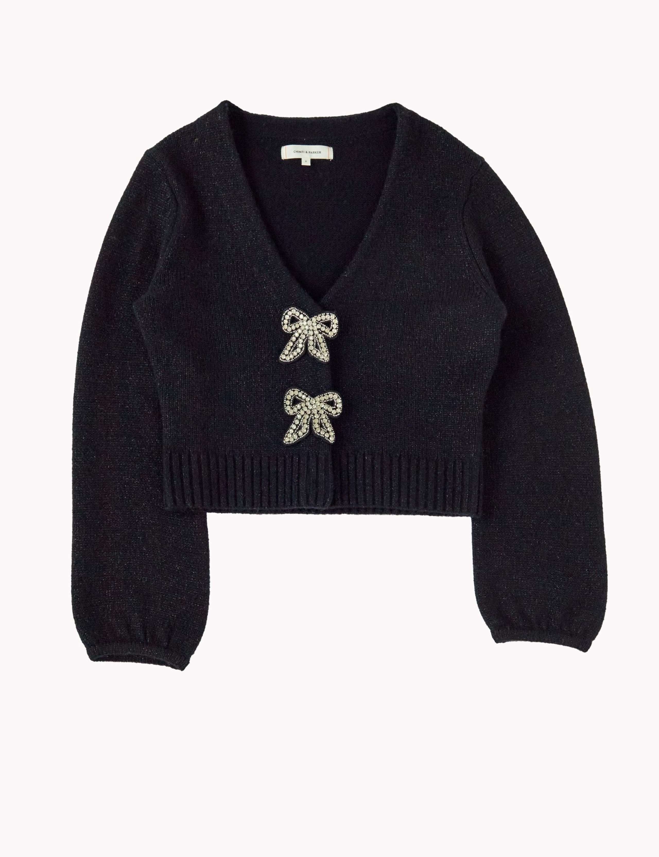 Merino Rich V-Neck Cardigan with Cashmere 2 of 4