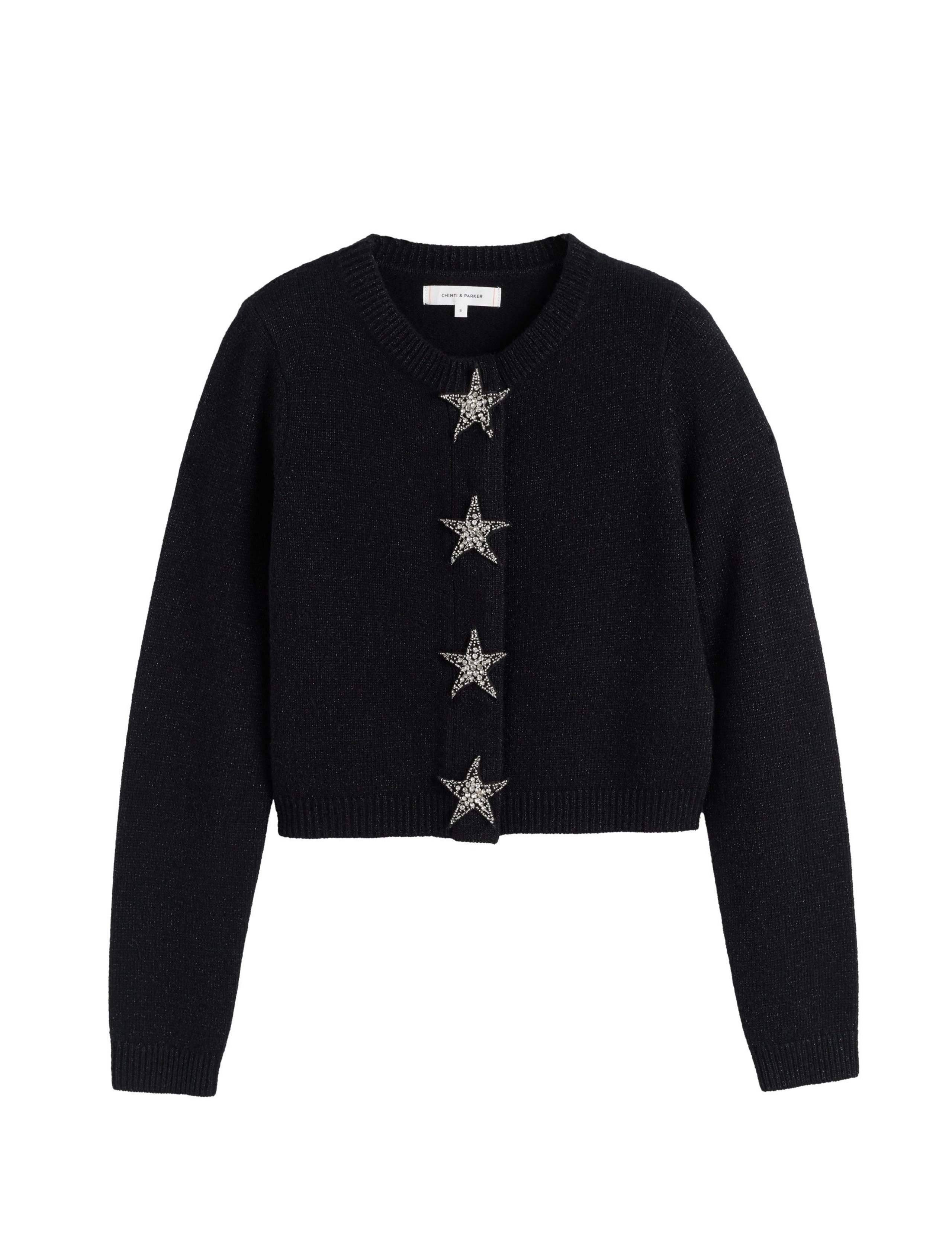 Wool Rich Star Cardigan with Cashmere 2 of 4
