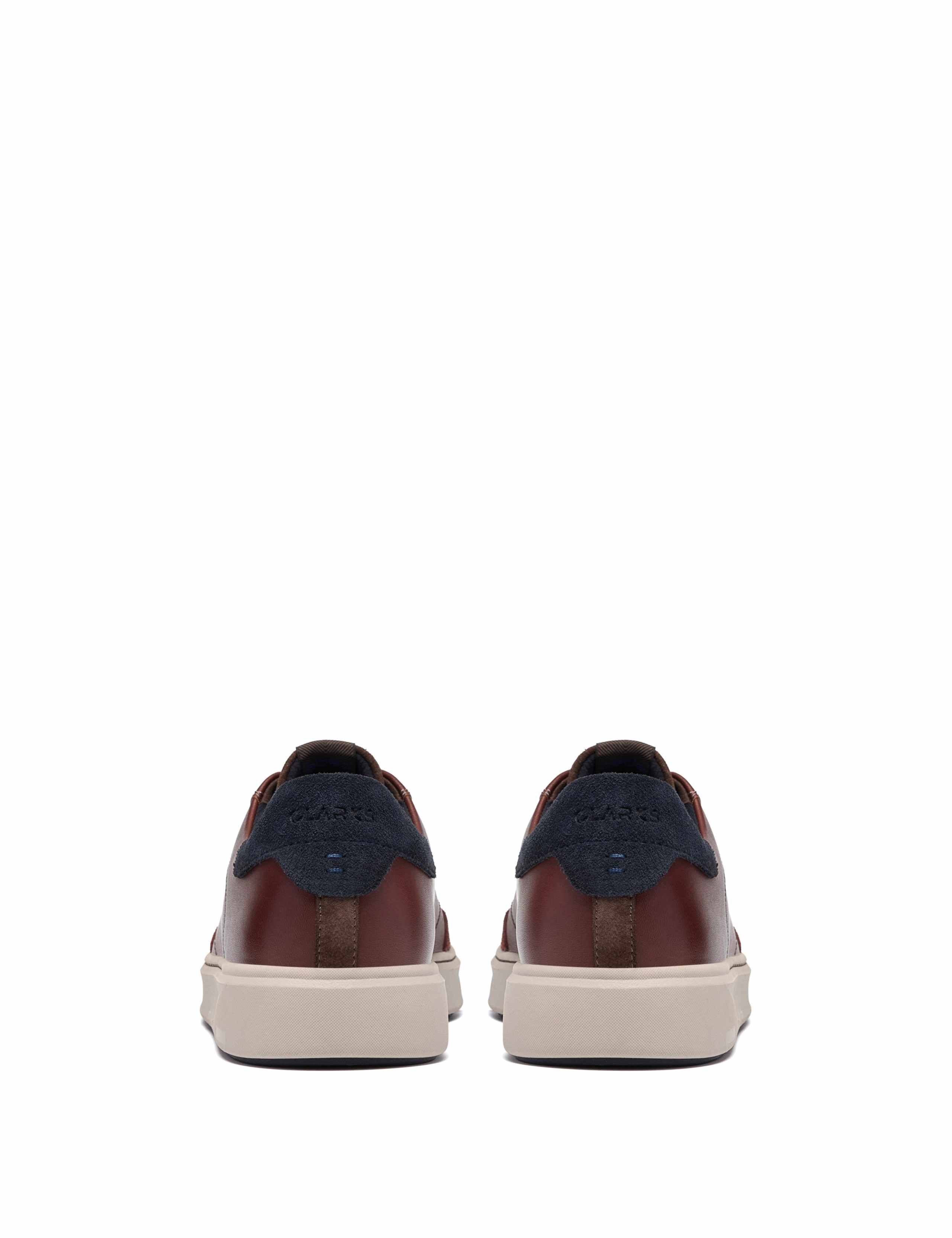 Leather Lace Up Trainers 5 of 6