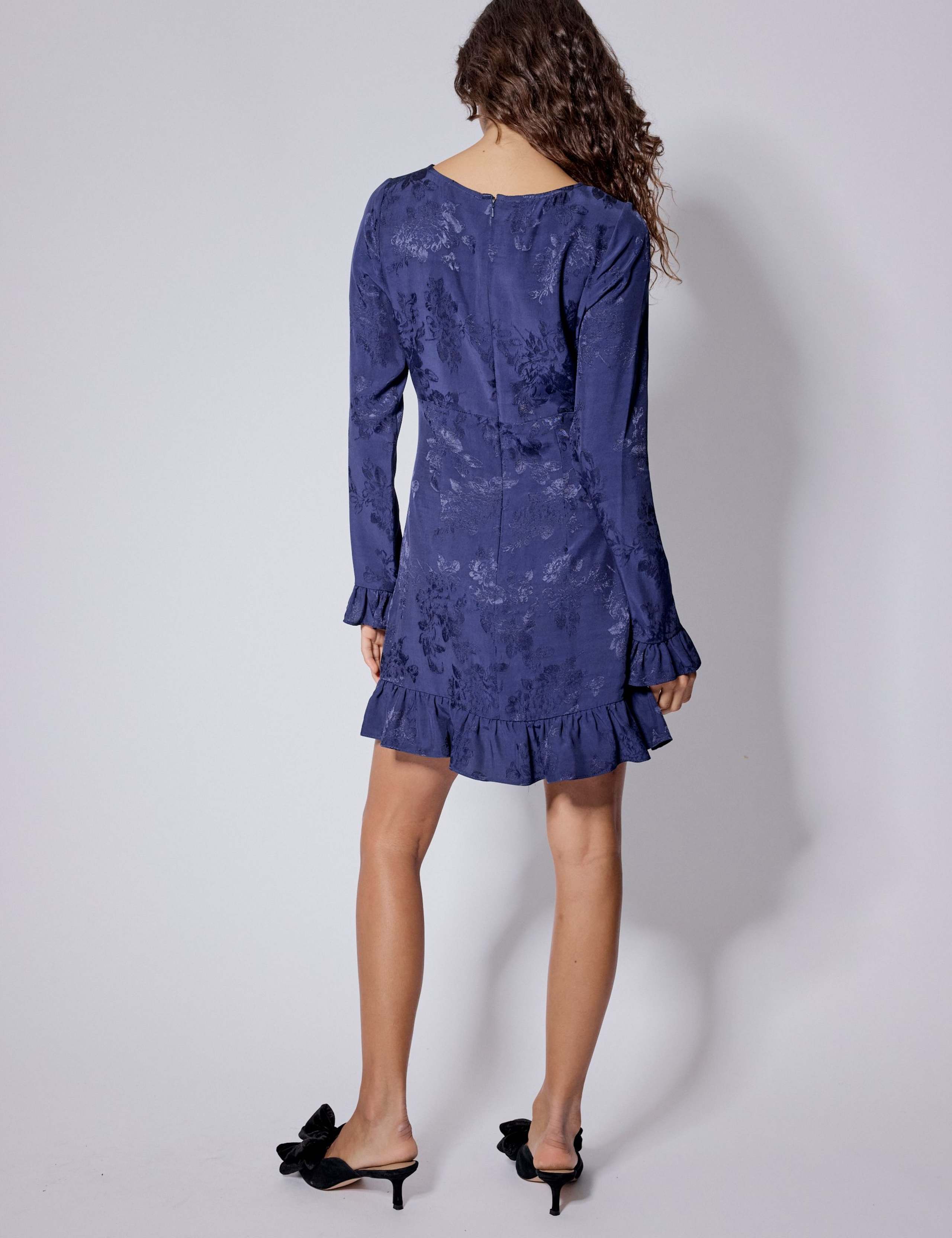 Floral Ruffle Mini Tea Dress 5 of 5