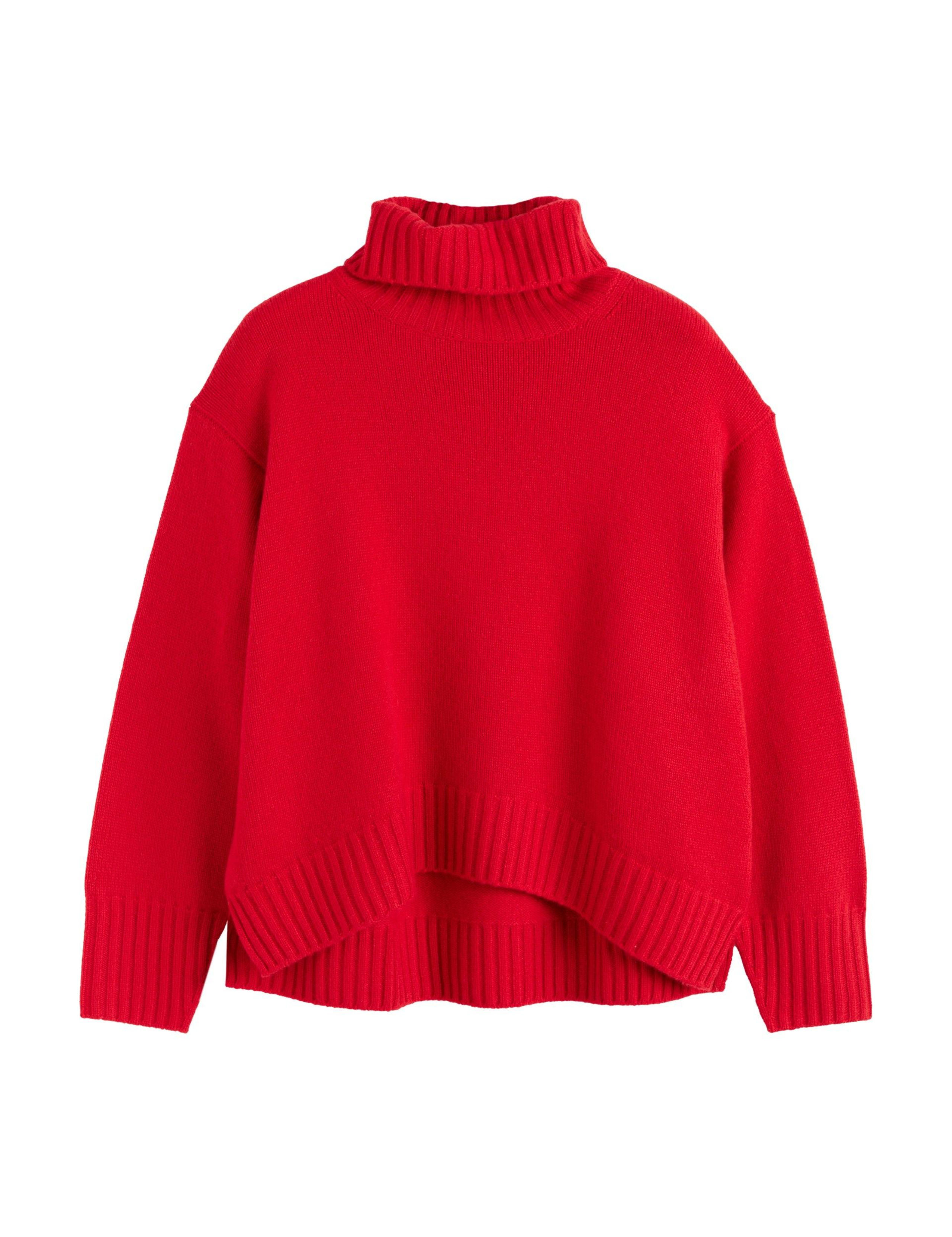 Wool Rich Roll Neck Jumper with Cashmere 2 of 4