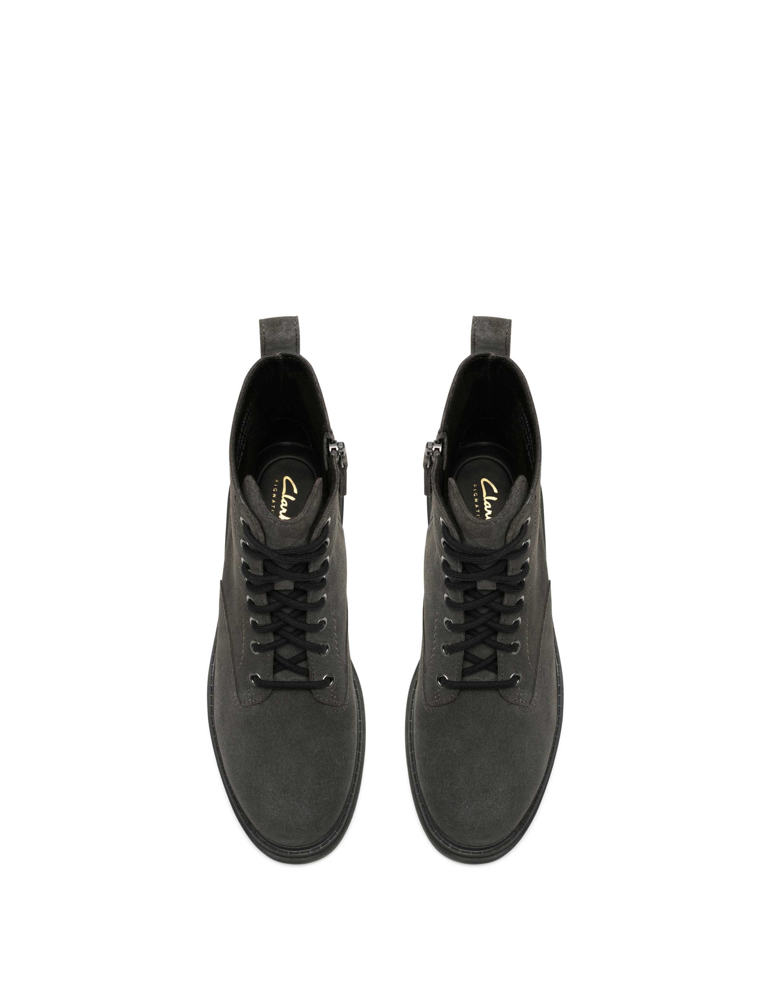 Suede Lace Up Ankle Boots 3 of 6