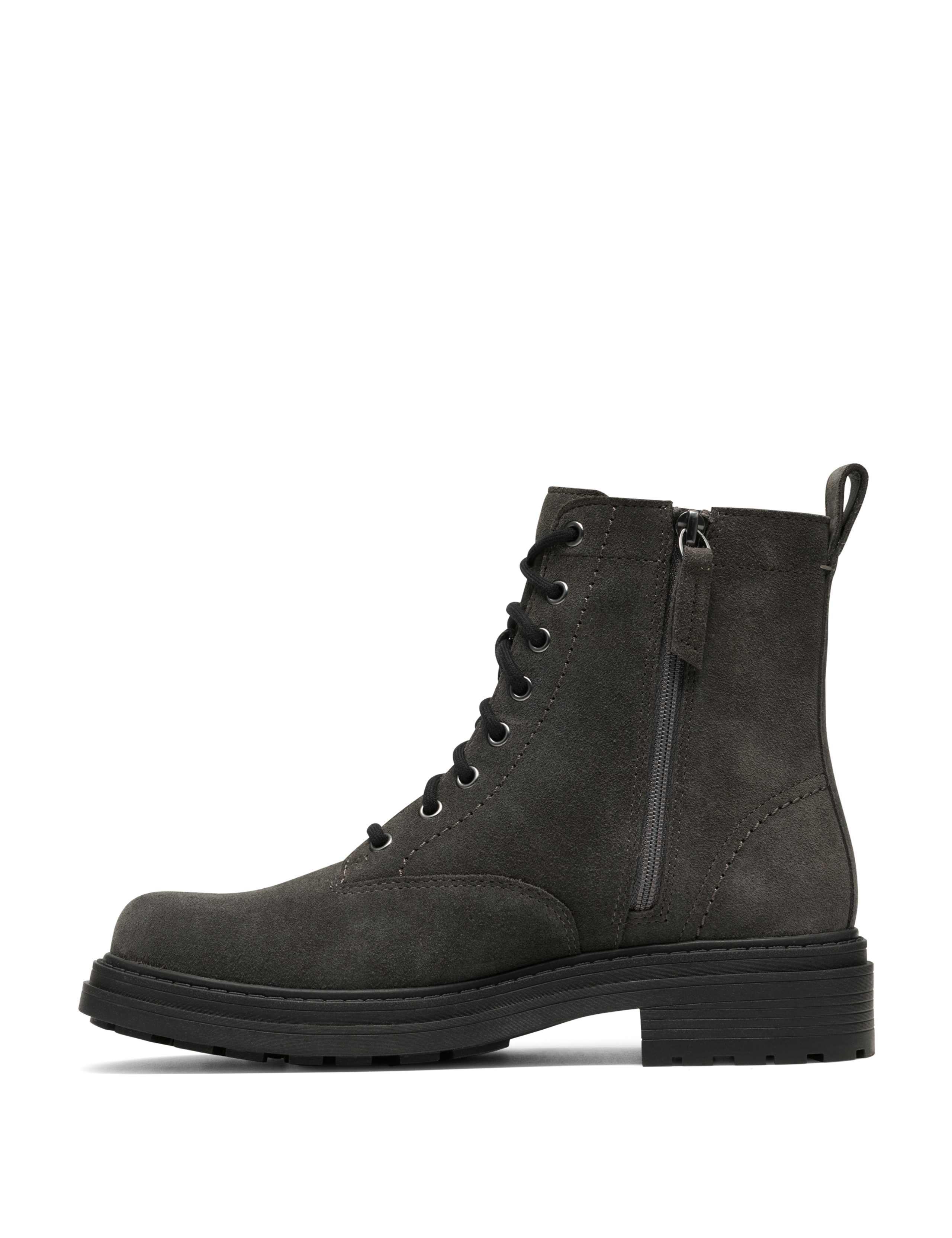Suede Lace Up Ankle Boots 4 of 6