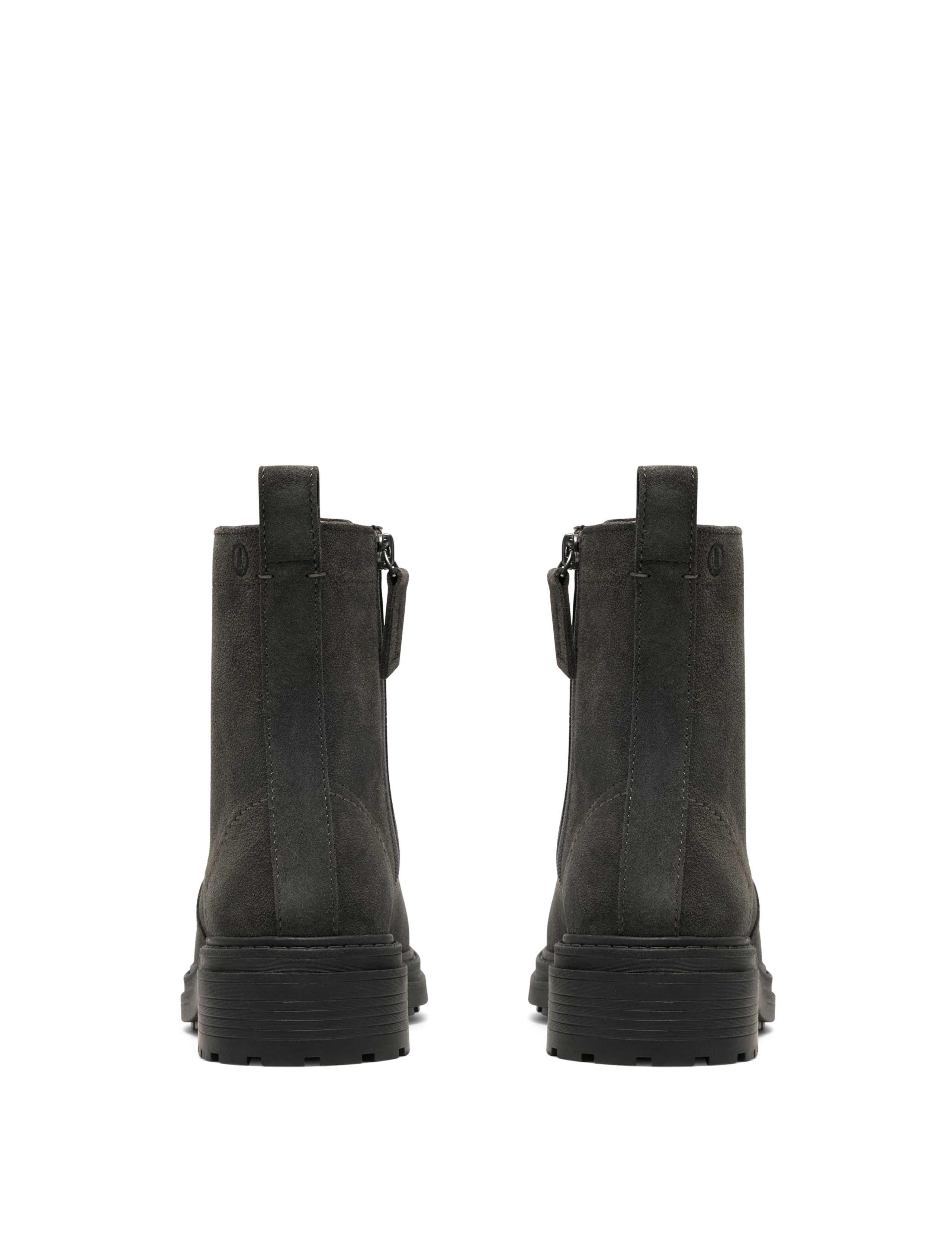 Suede Lace Up Ankle Boots 5 of 6