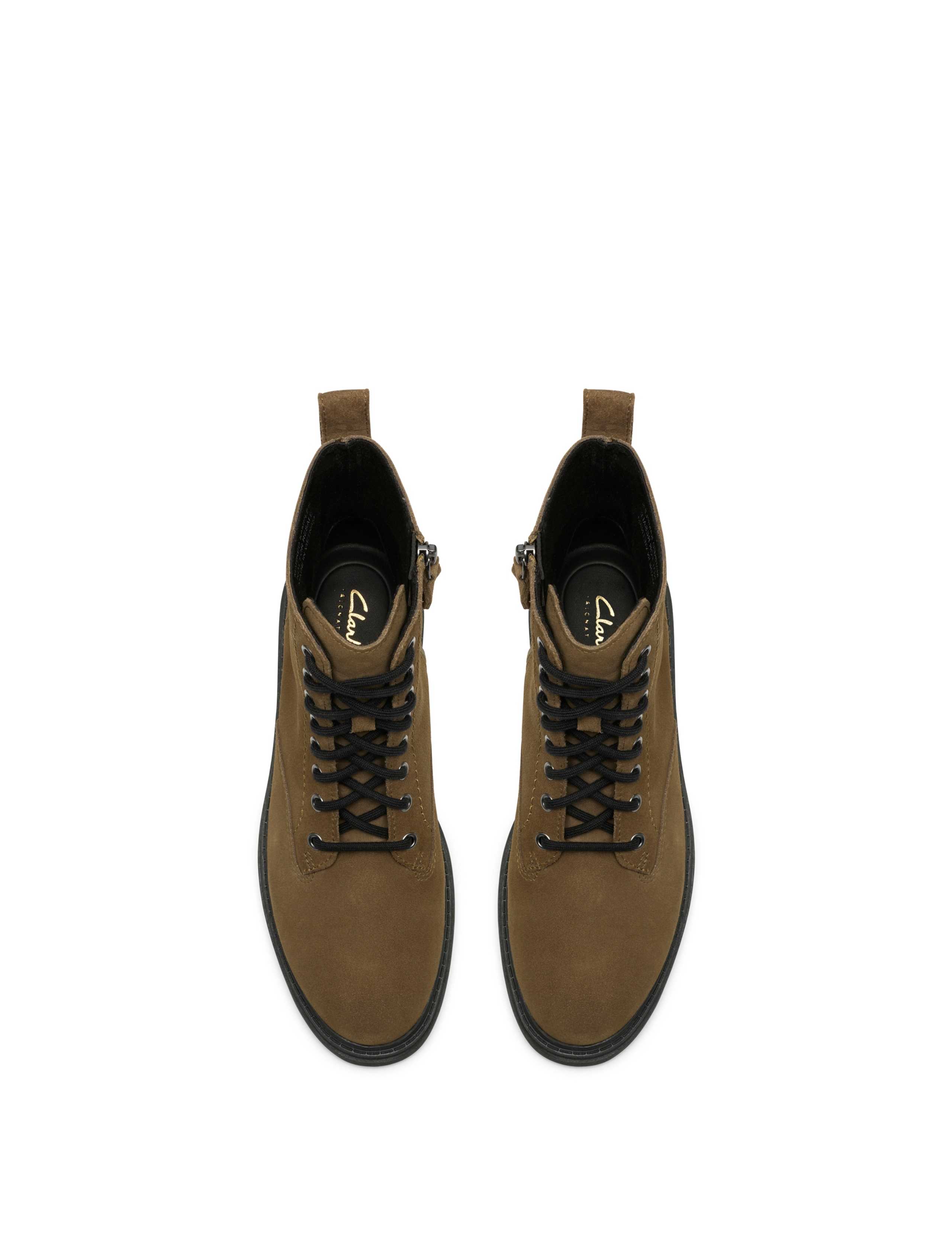 Suede Lace Up Ankle Boots 3 of 6