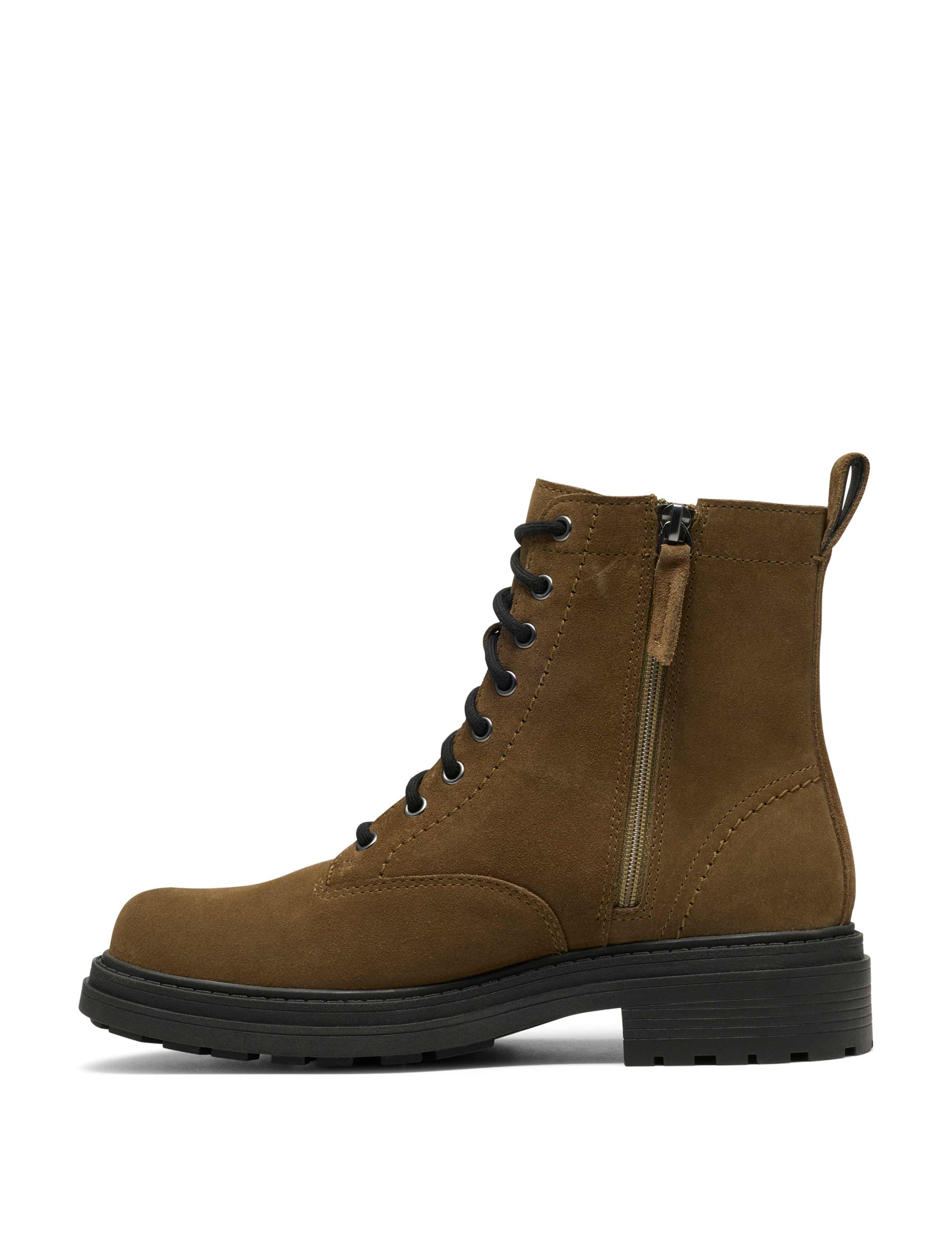 Suede Lace Up Ankle Boots 4 of 6