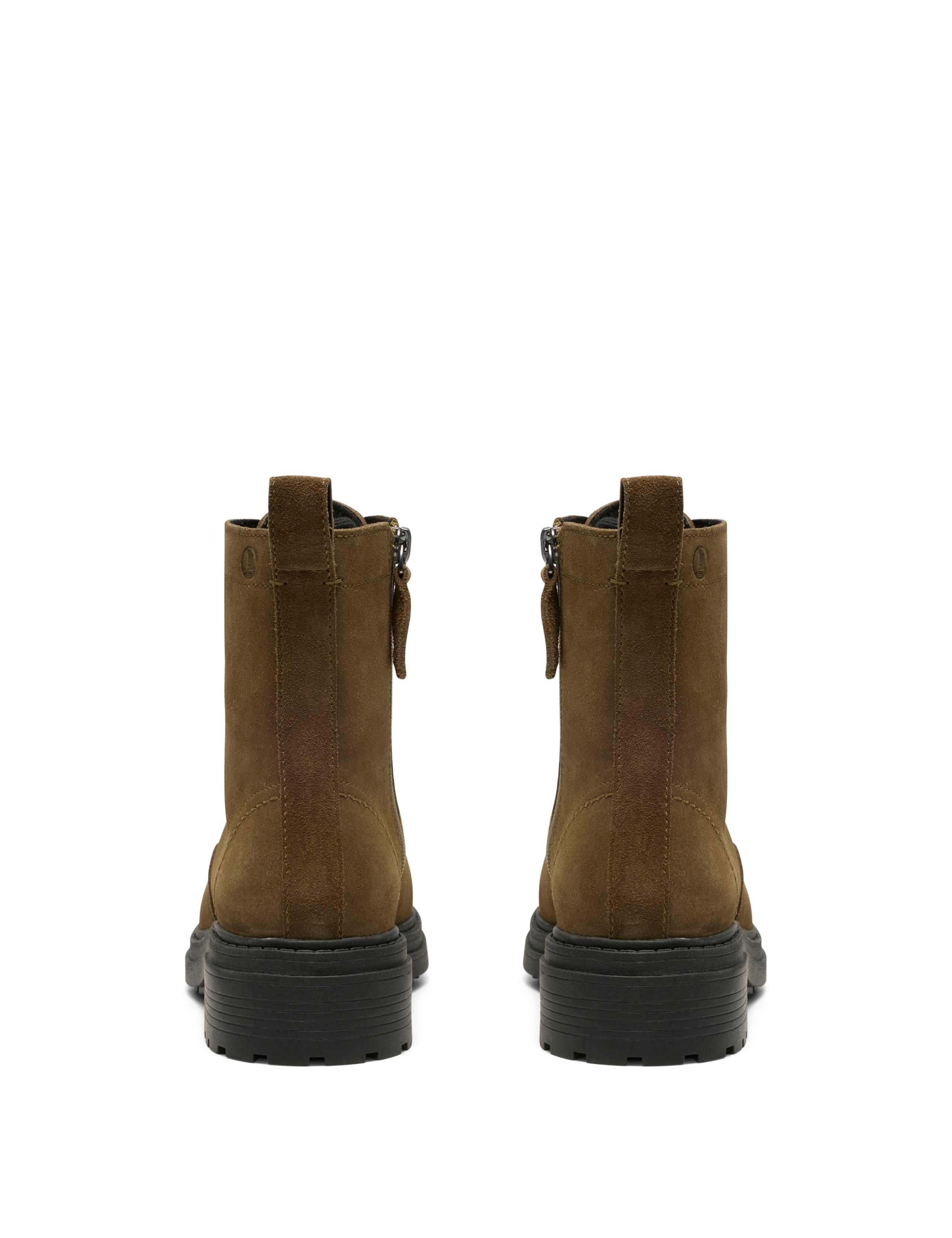 Suede Lace Up Ankle Boots 5 of 6