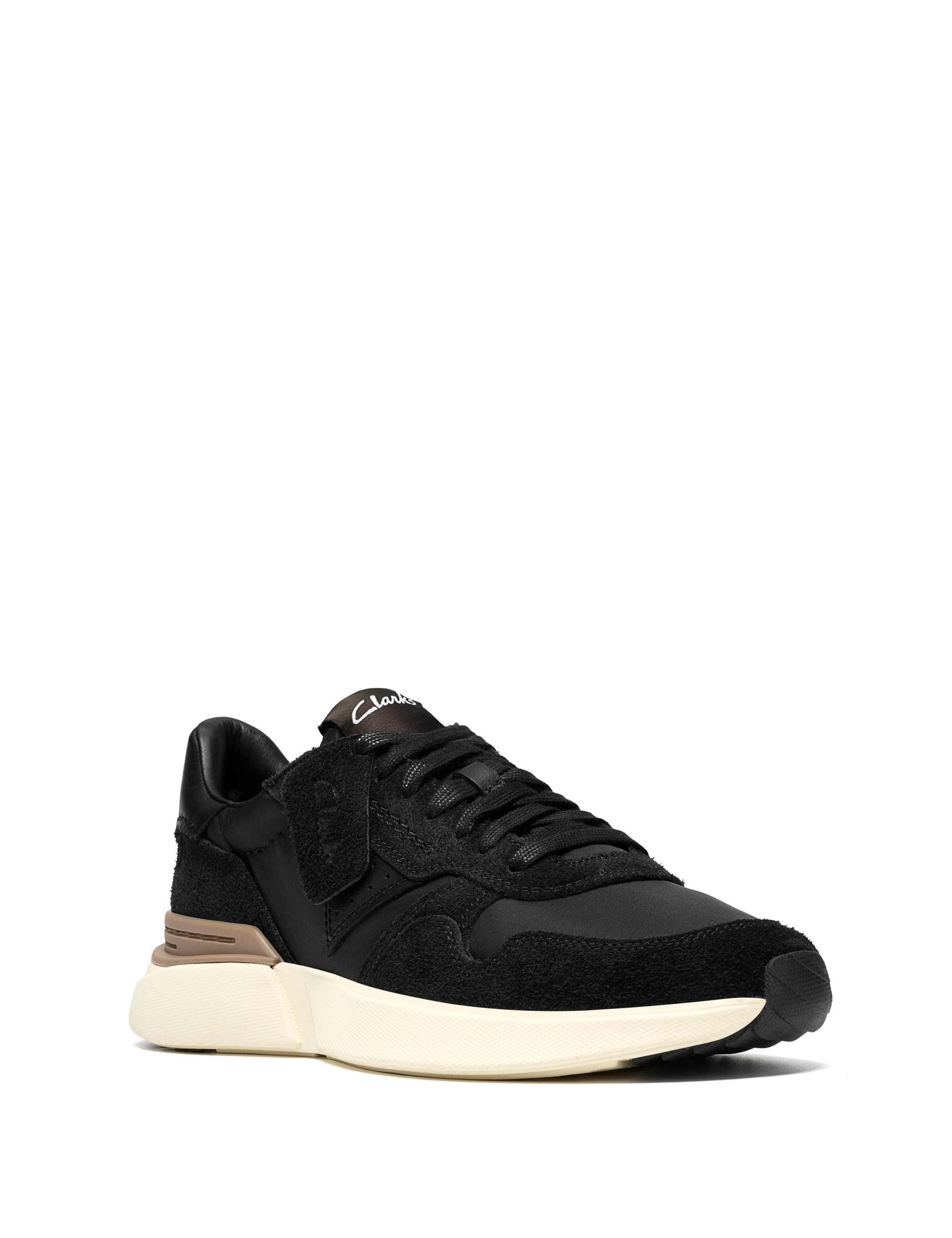 Suede Lace Up Retro Trainers 3 of 7
