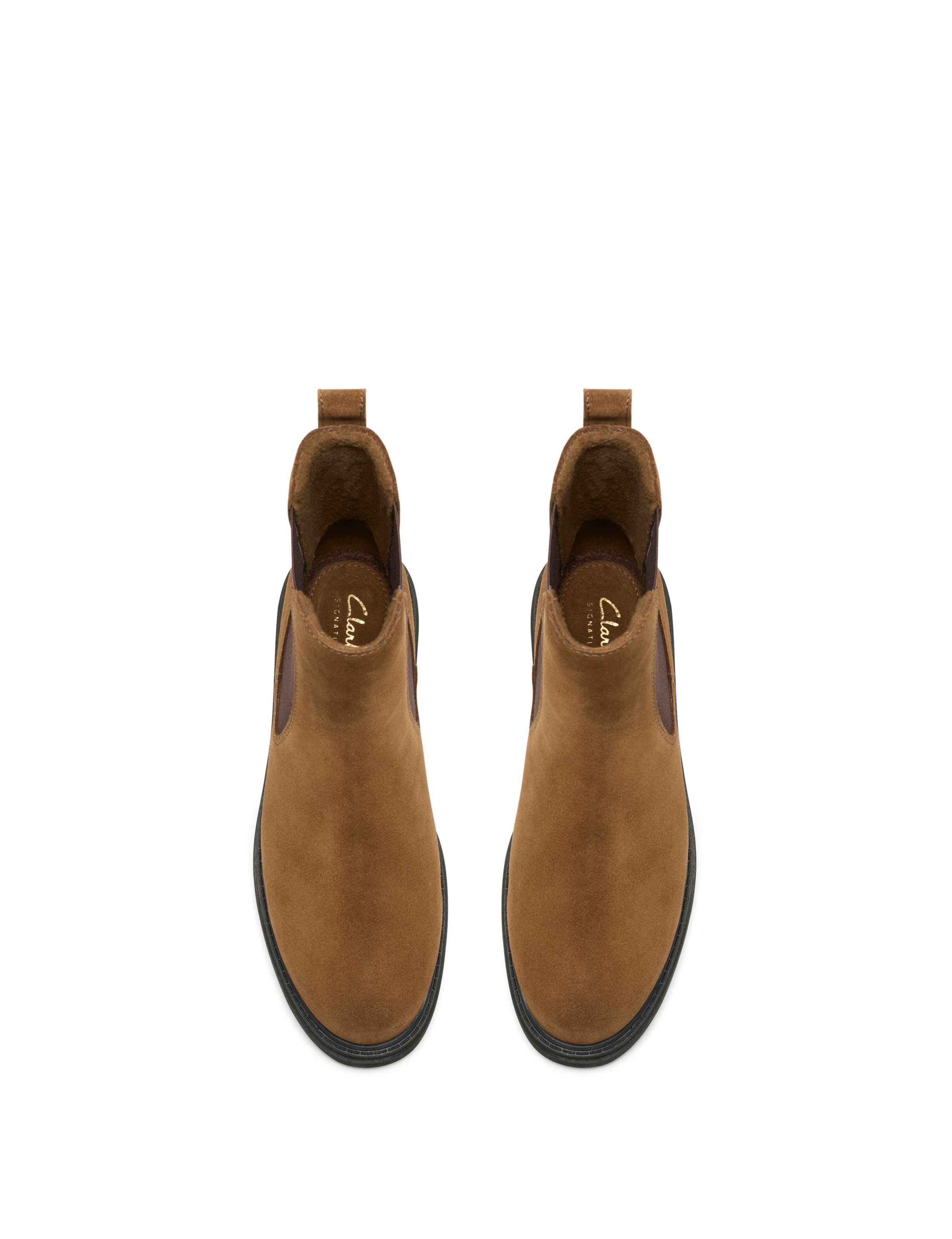 Suede Block Heel Chelsea Boots 3 of 6