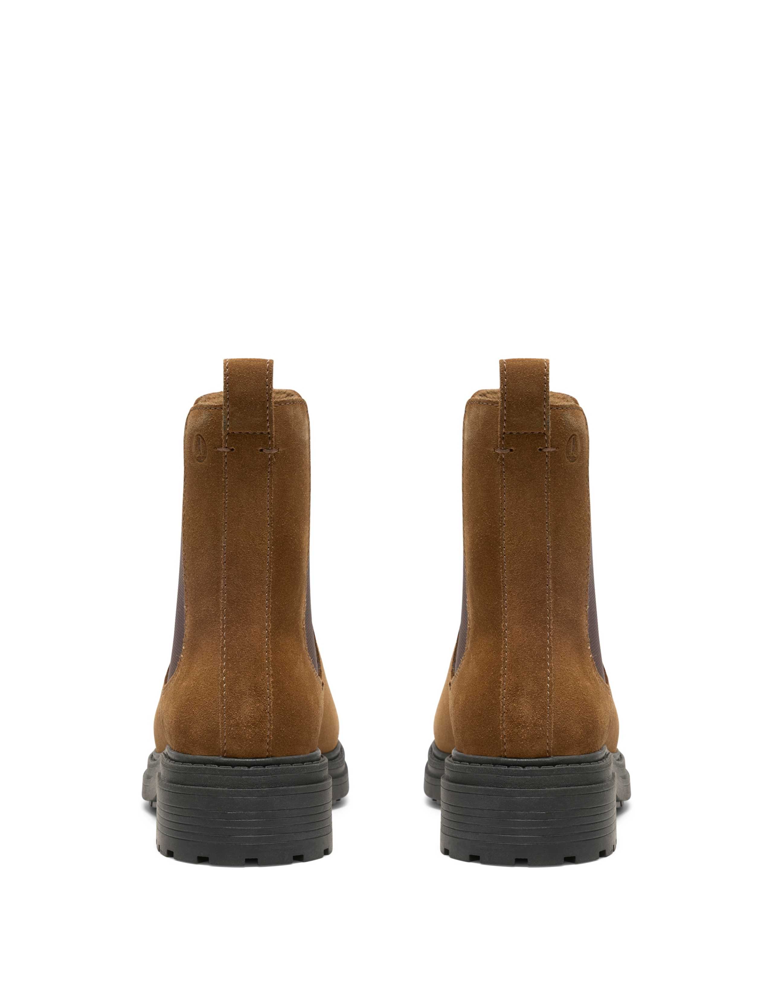Suede Block Heel Chelsea Boots 5 of 6