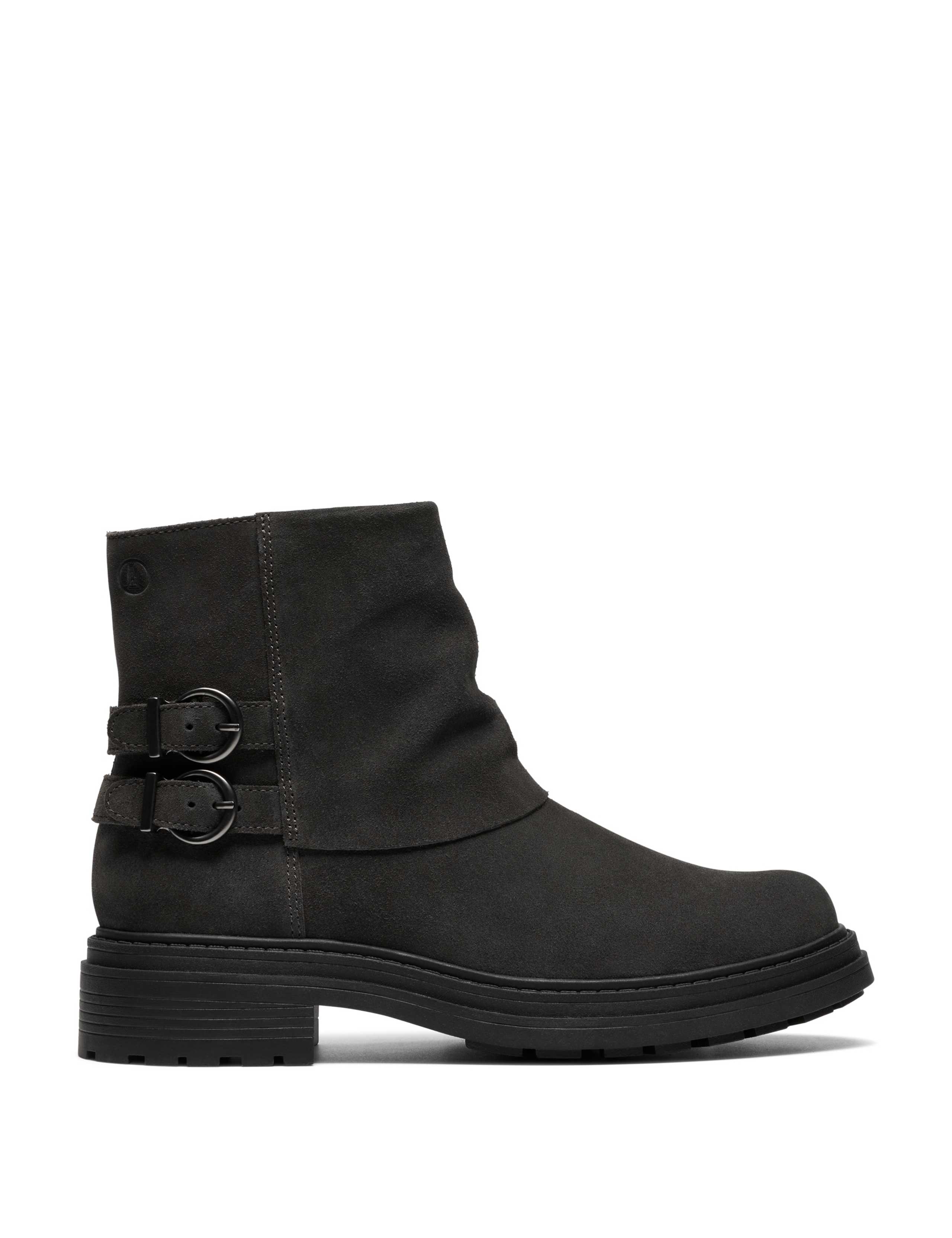 Leather Block Heel Ankle Boots 1 of 6