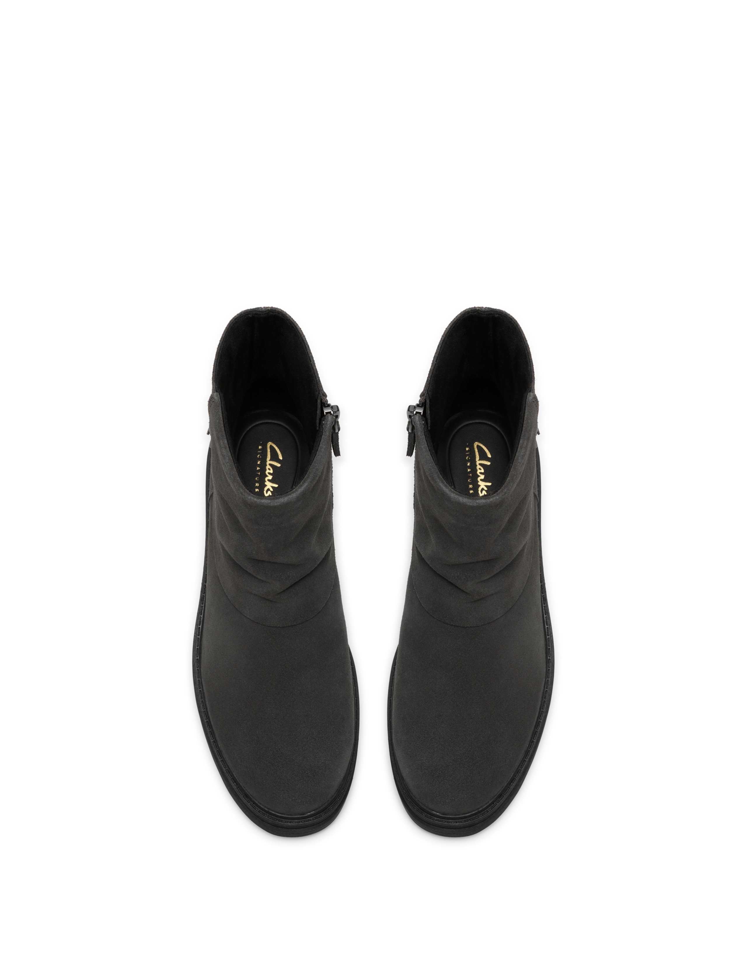 Leather Block Heel Ankle Boots 3 of 6