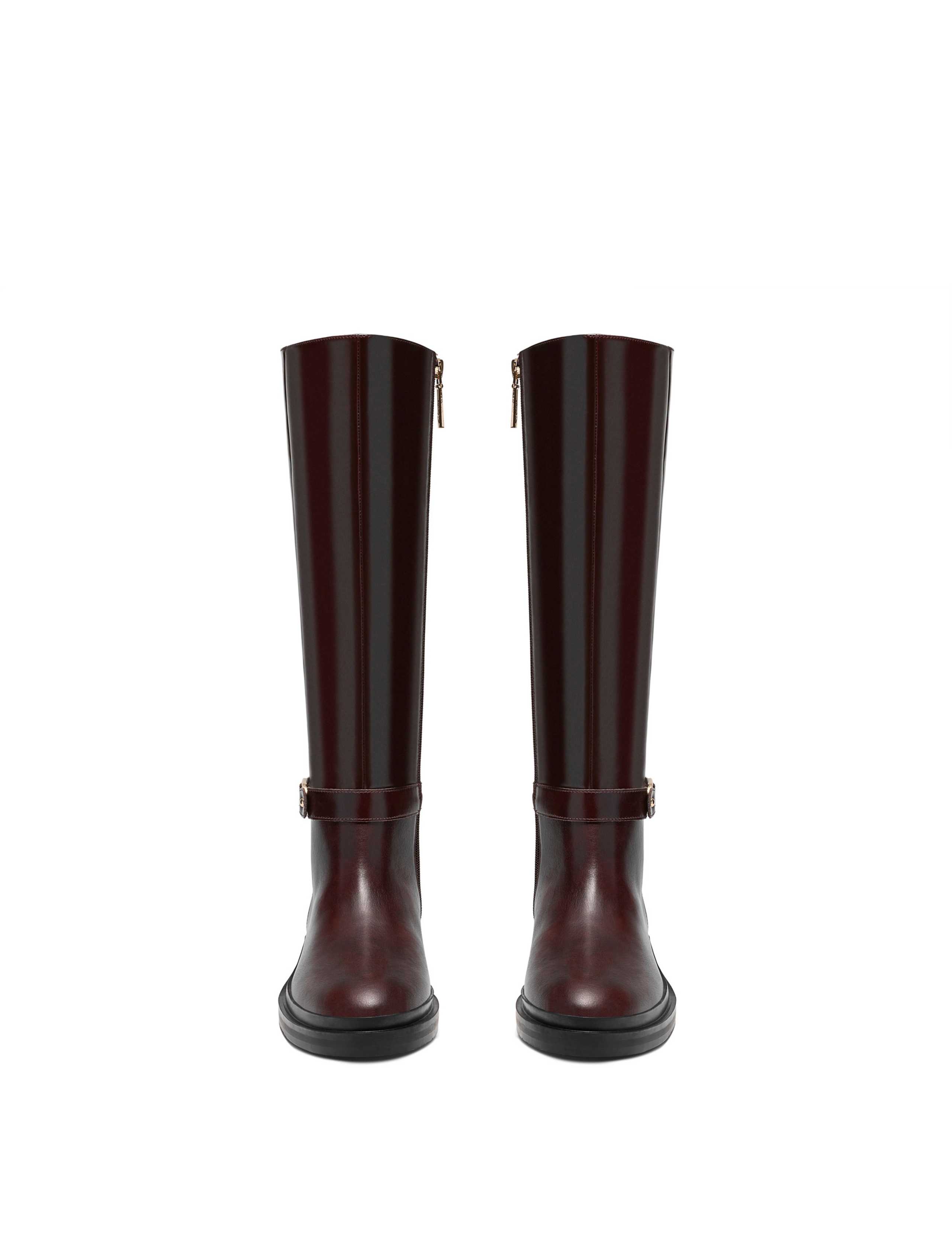 Leather Knee High Boots 2 of 6