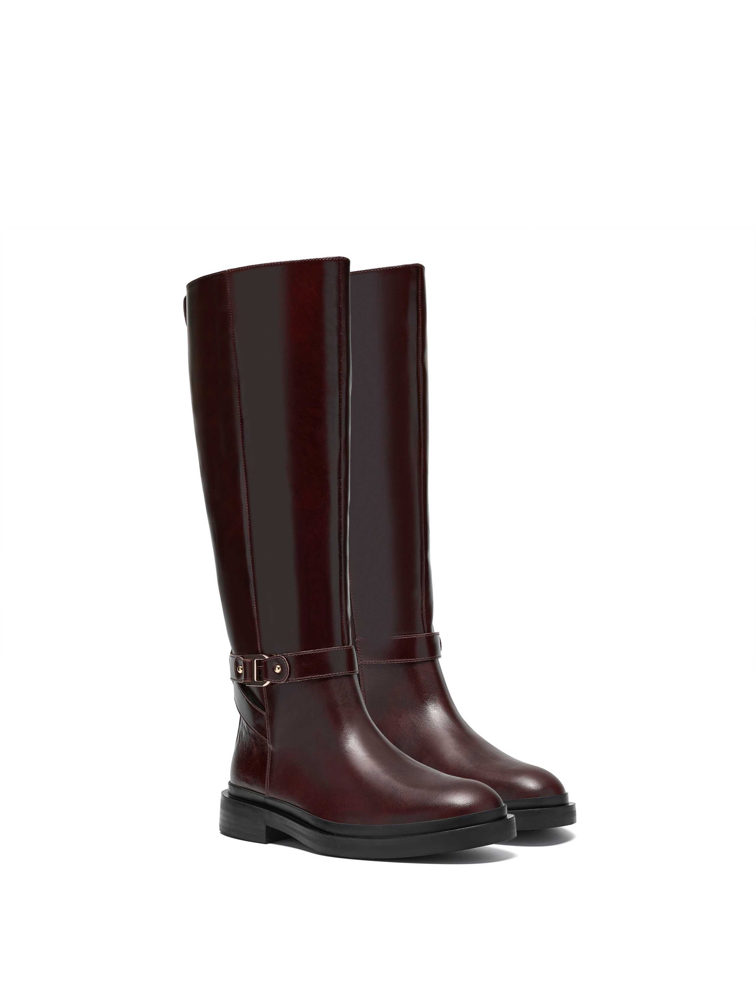 Leather Knee High Boots 3 of 6