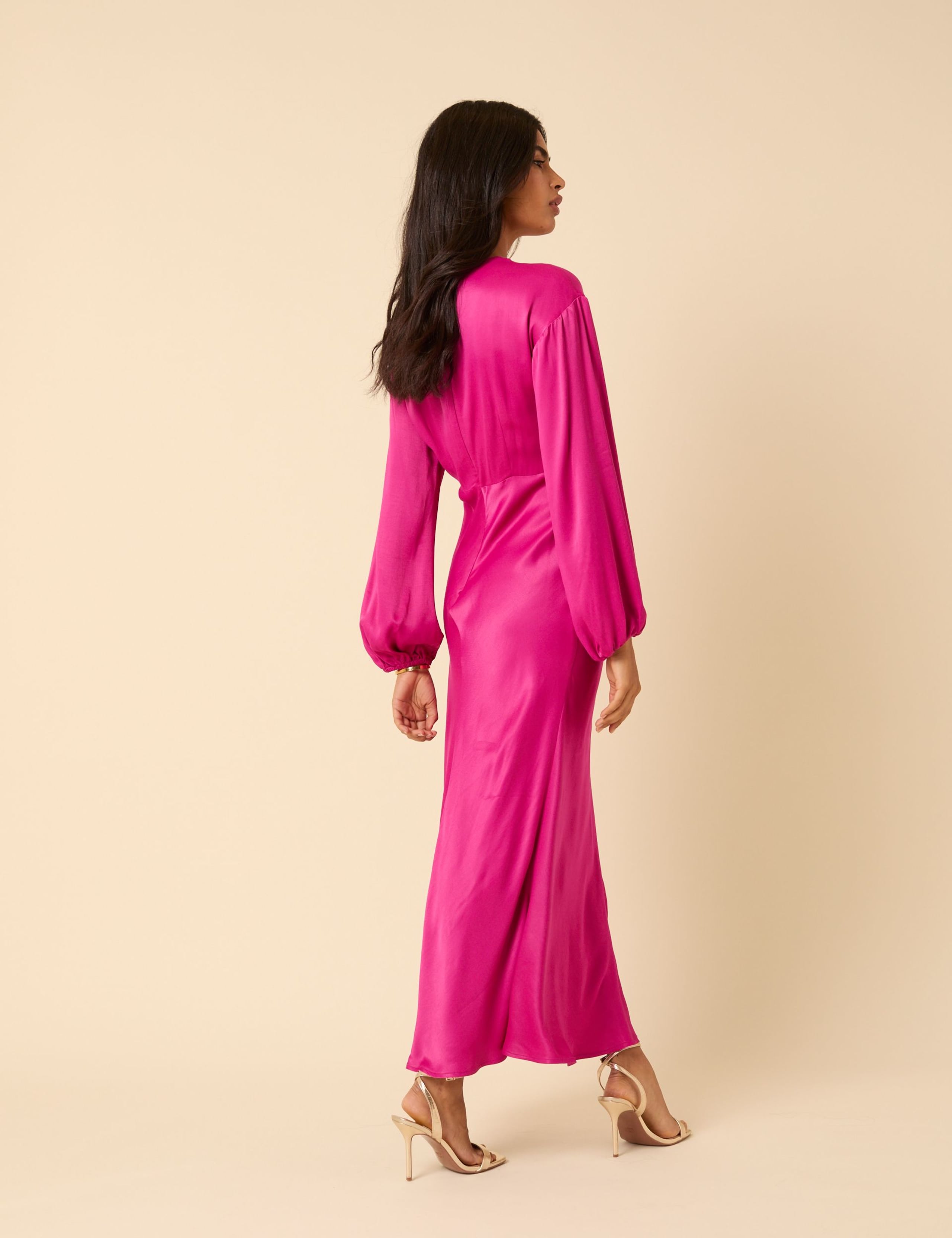 V-Neck Midaxi Column Dress 5 of 5
