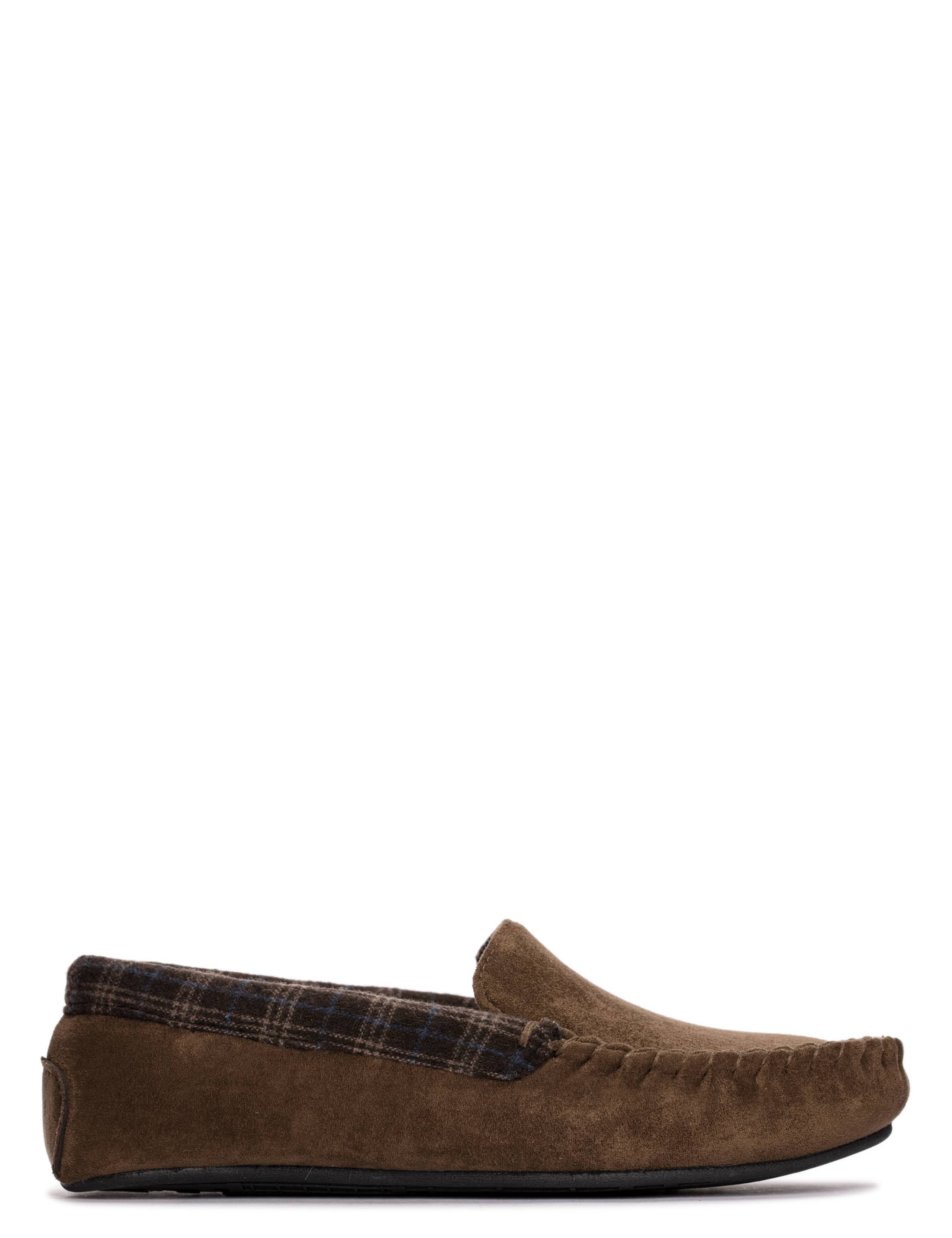 Faux Suede Moccasin Slippers 1 of 7