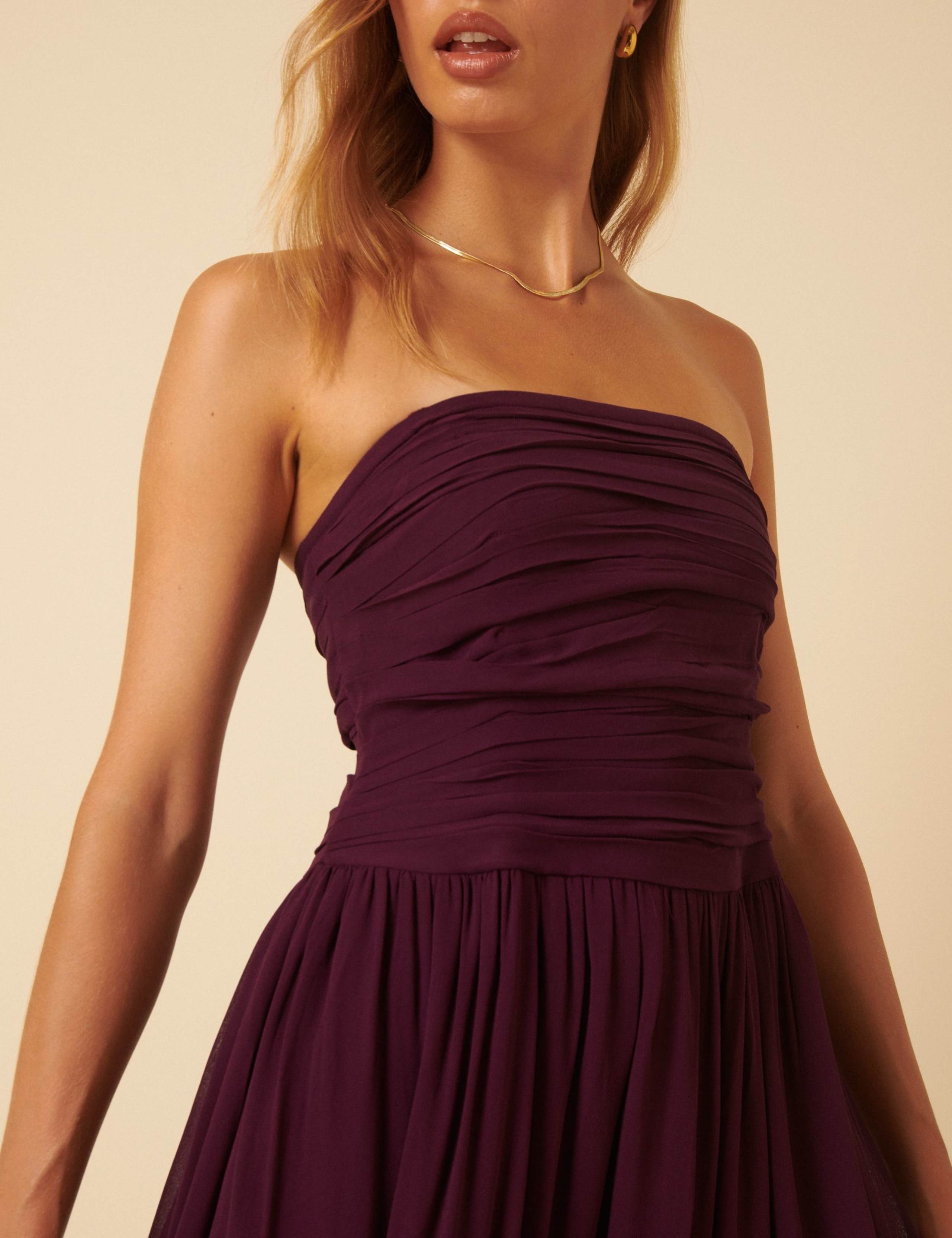Strappy Midi Waisted Dress 4 of 5