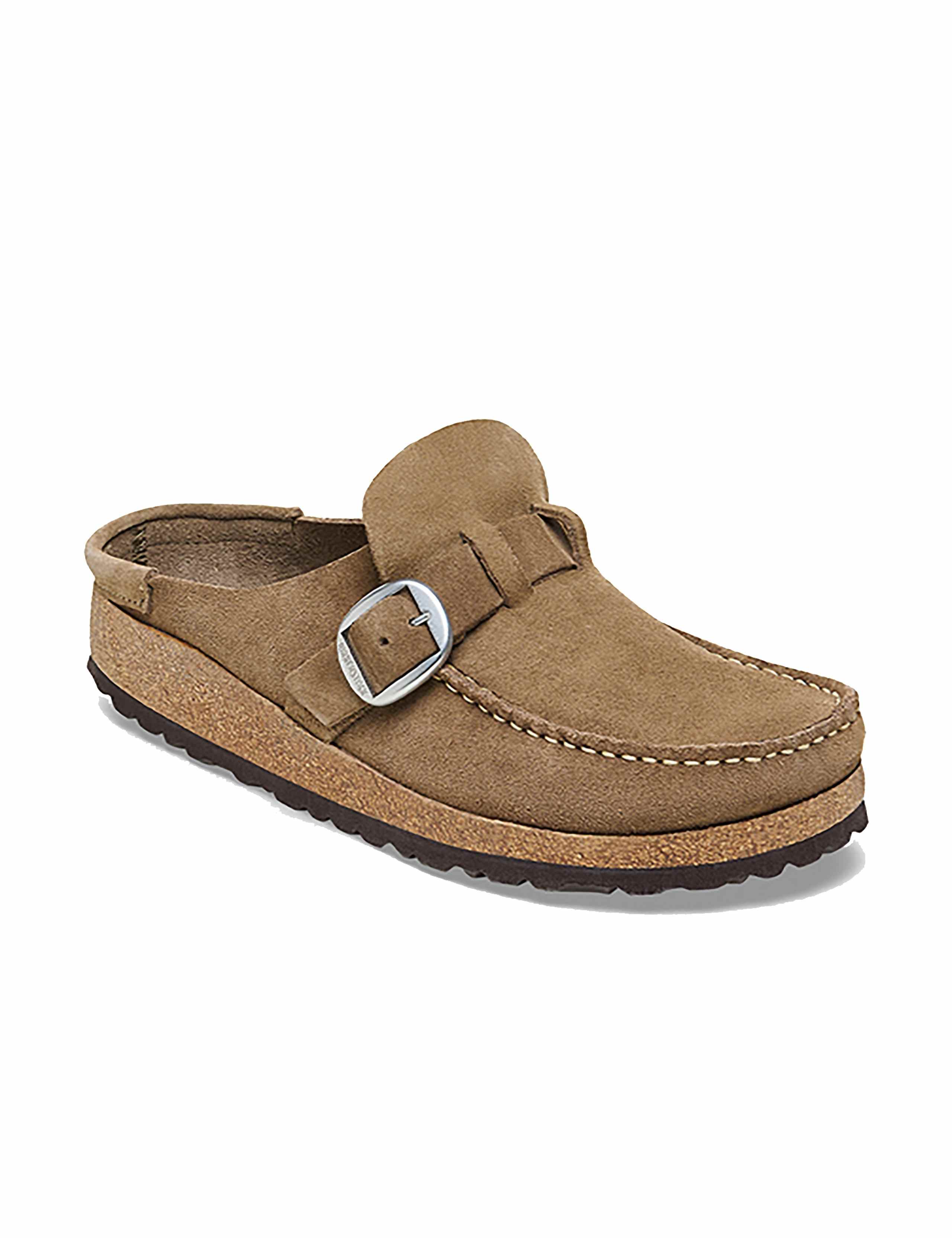 Buckley Suede Buckle Moccasin Clogs 2 of 3