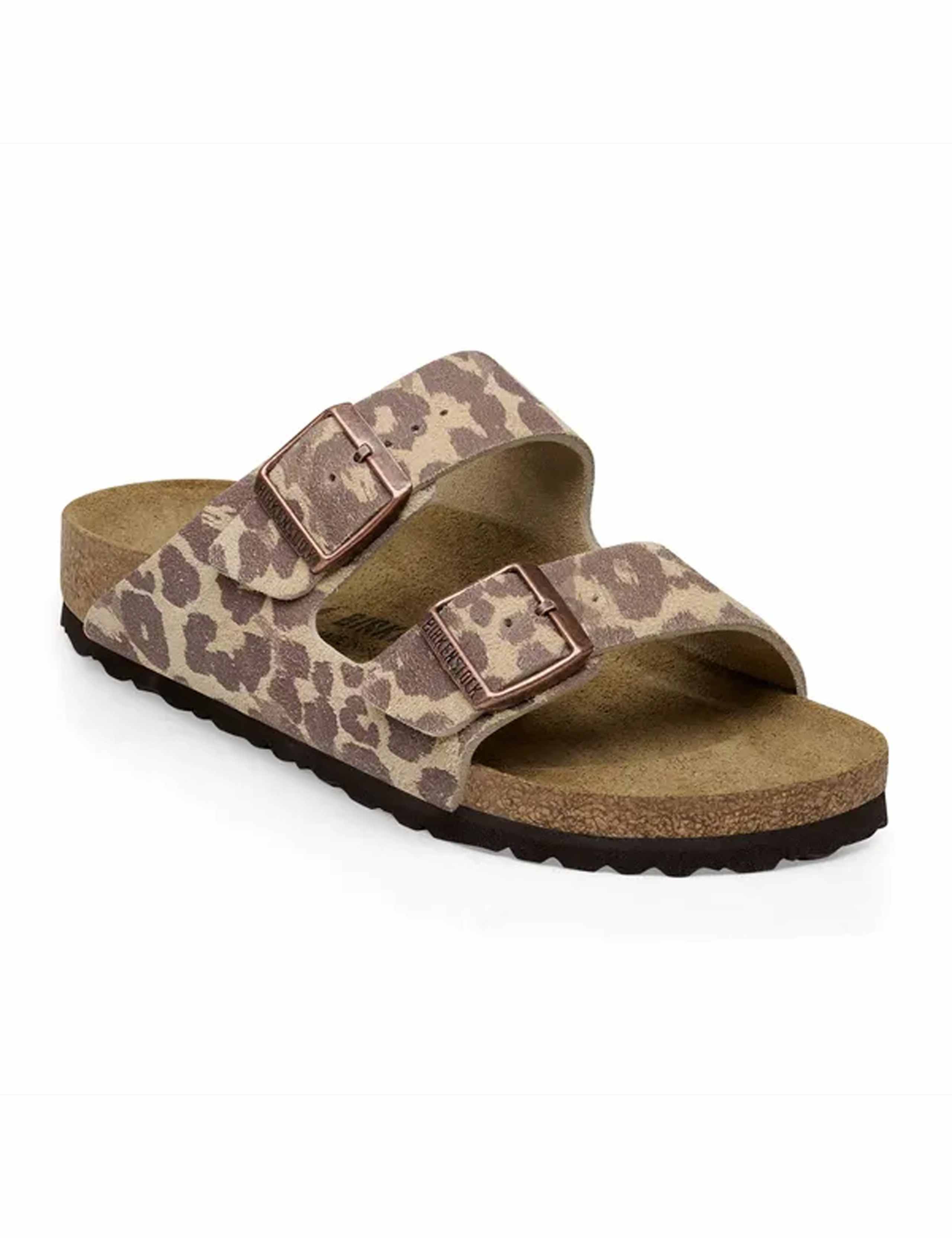 Arizona Suede Animal Print Footbed Sandals 2 of 3