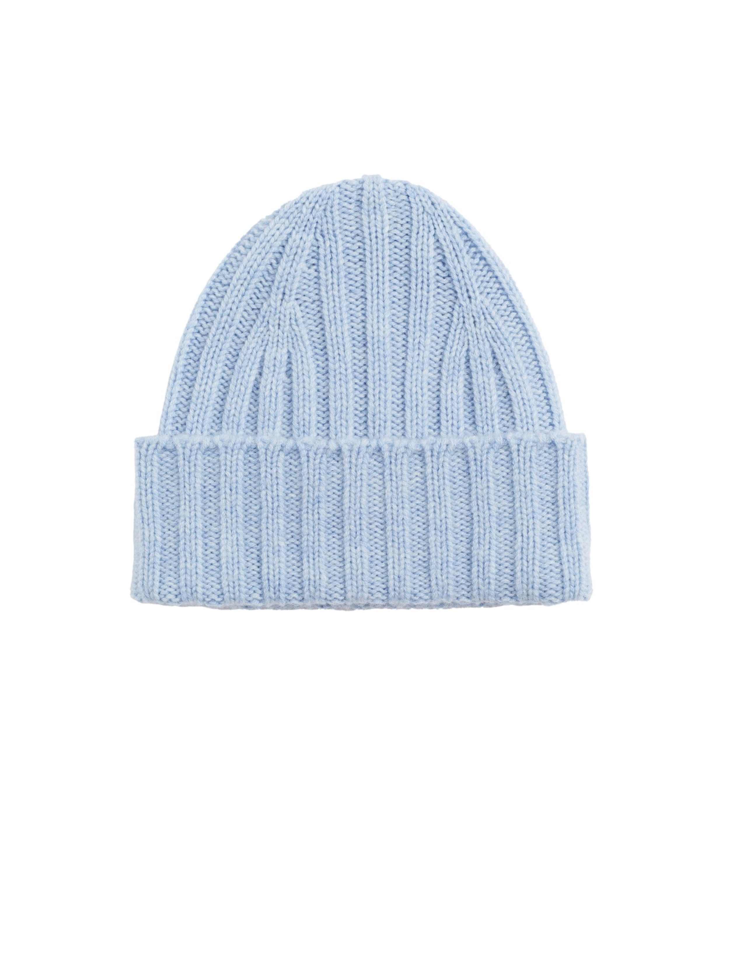 Wool Rich Rib Beanie Hat with Cashmere 2 of 2