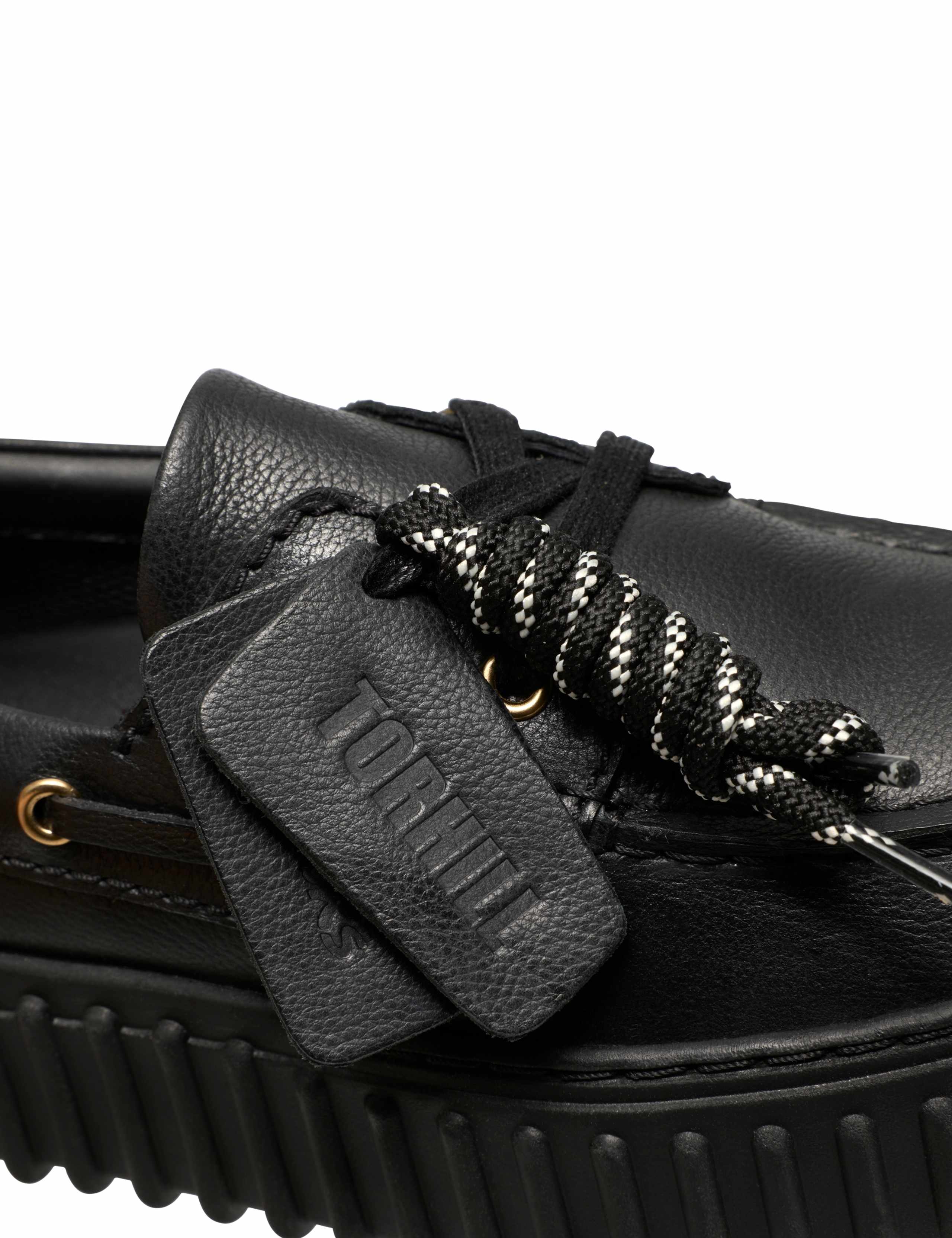 Leather Chunky Lace Up Boat Shoes 7 of 8