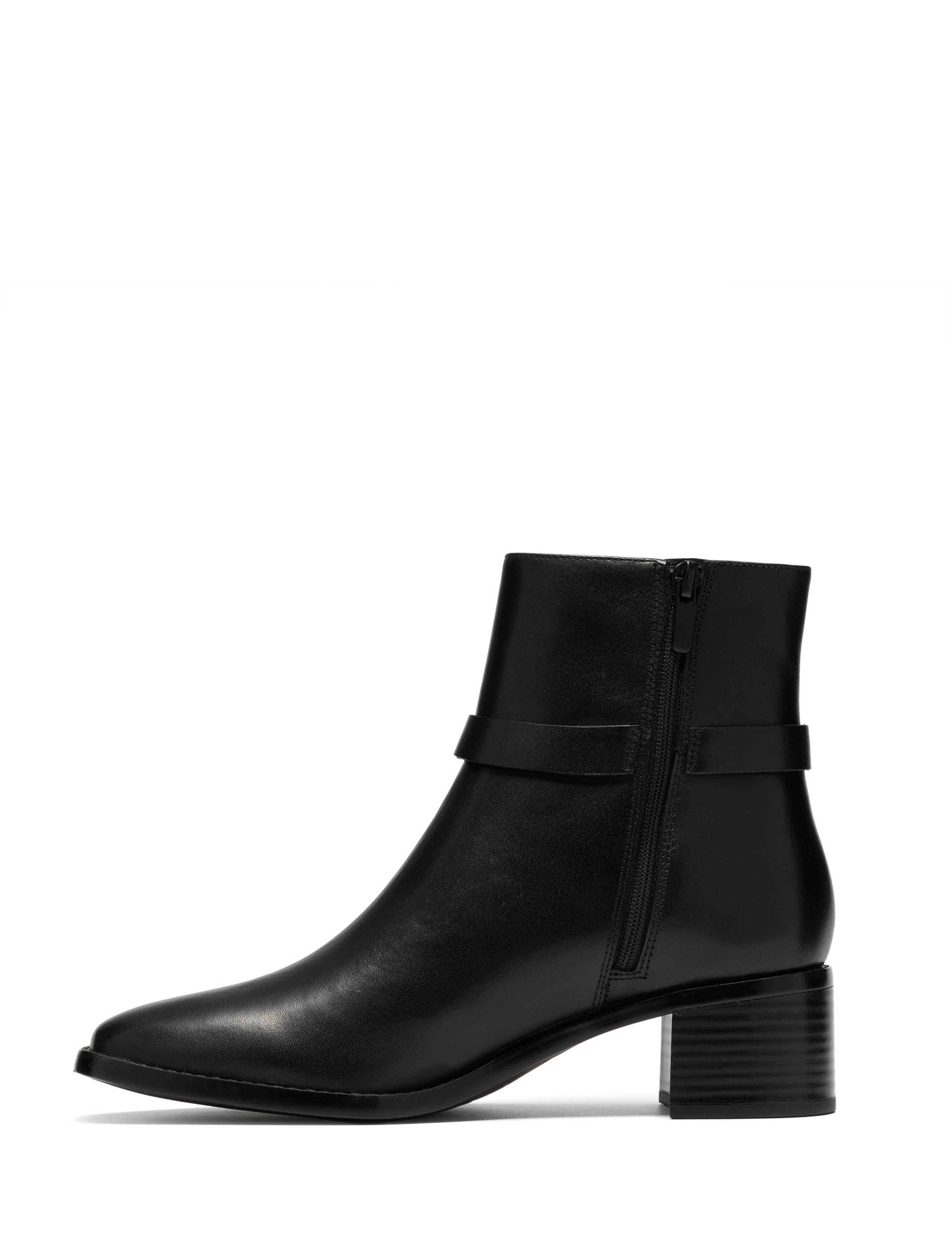 Wrenn Buckle Leather Ankle Boots 4 of 6