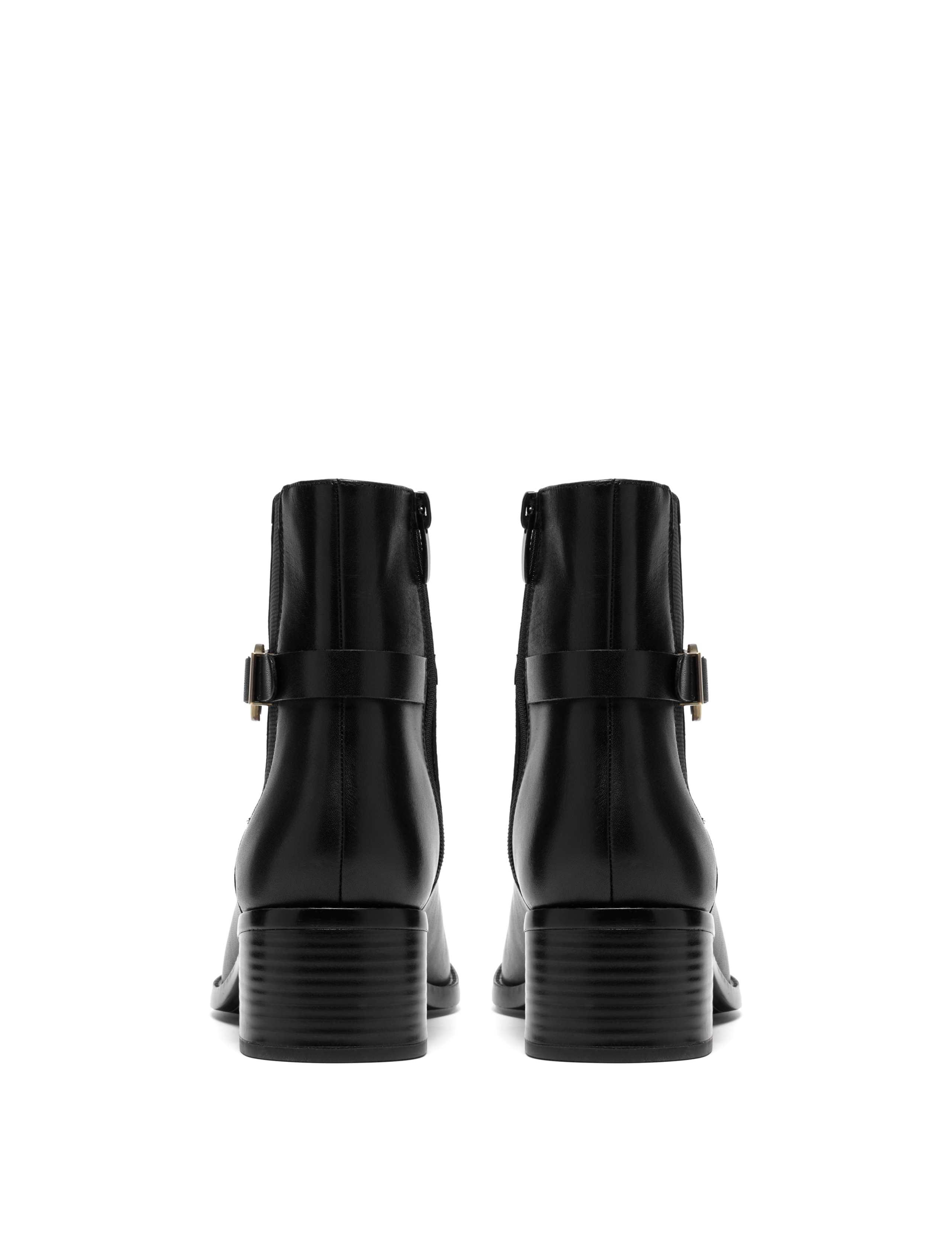Wrenn Buckle Leather Ankle Boots 5 of 6