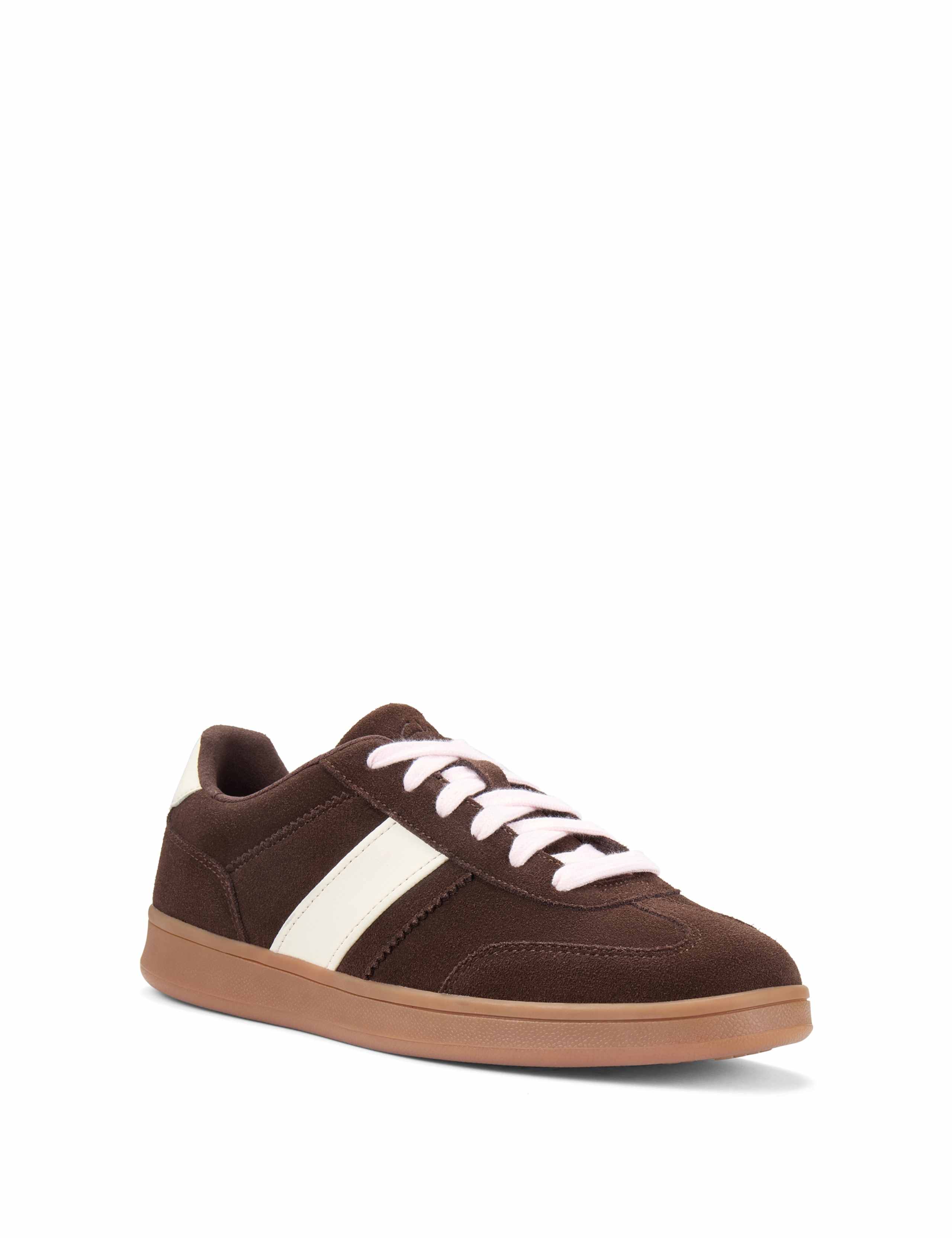 Suede Lace Up Trainers 2 of 6