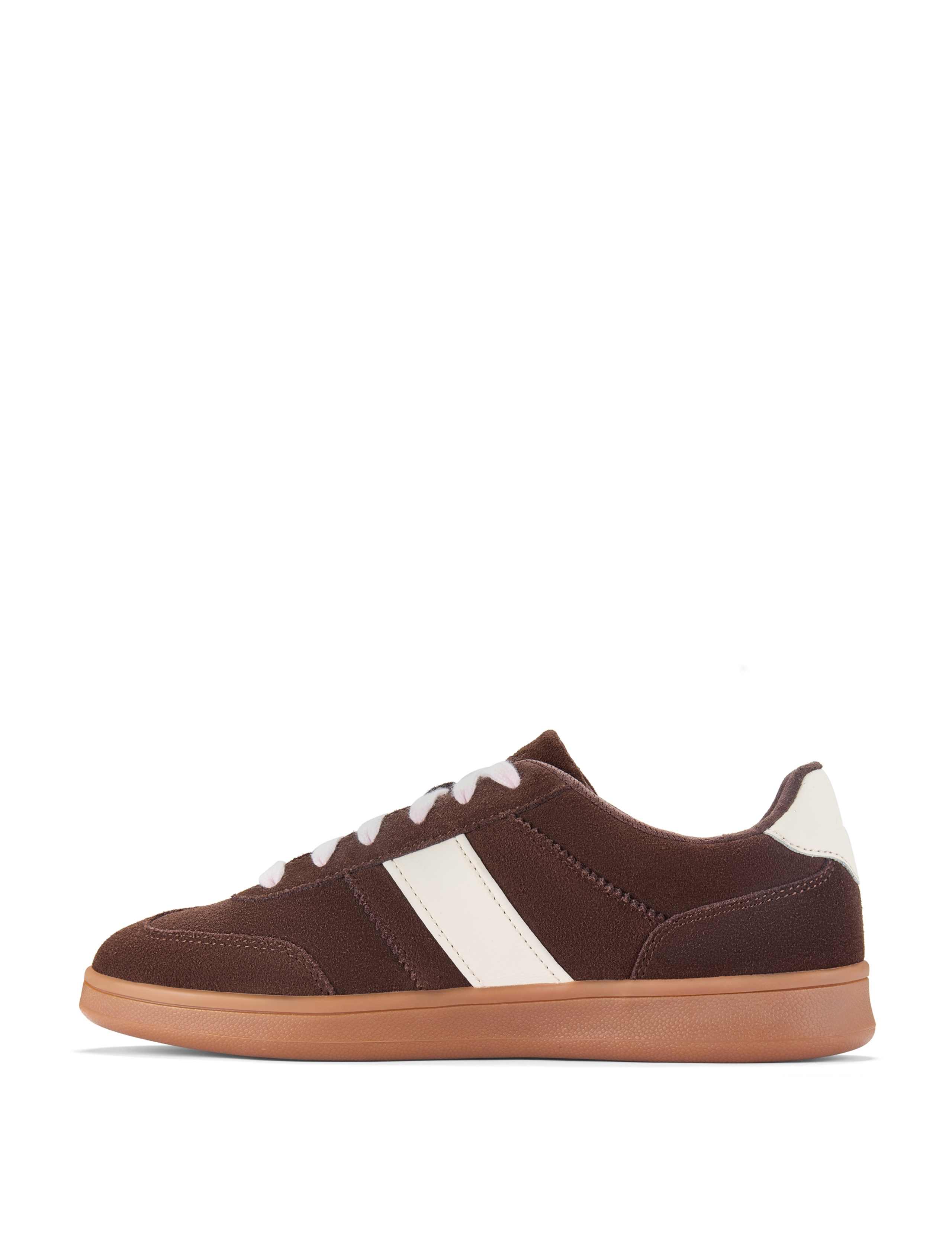 Suede Lace Up Trainers 4 of 6