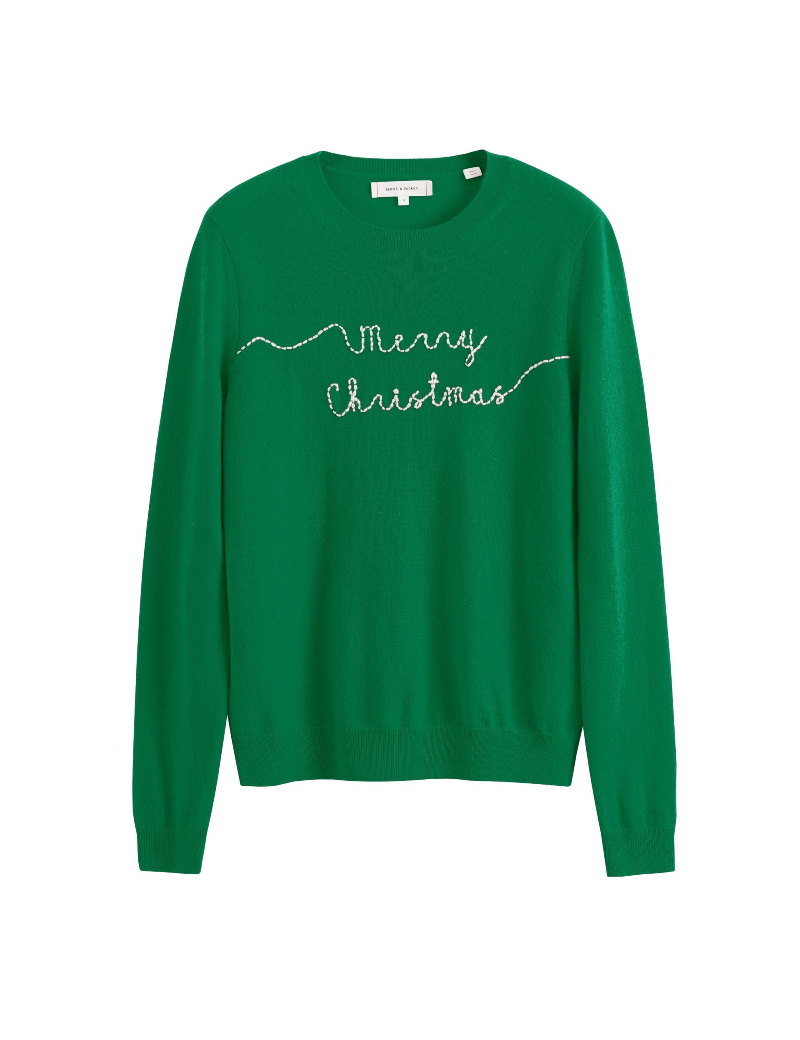 Wool Rich Christmas Jumper with Cashmere 2 of 4