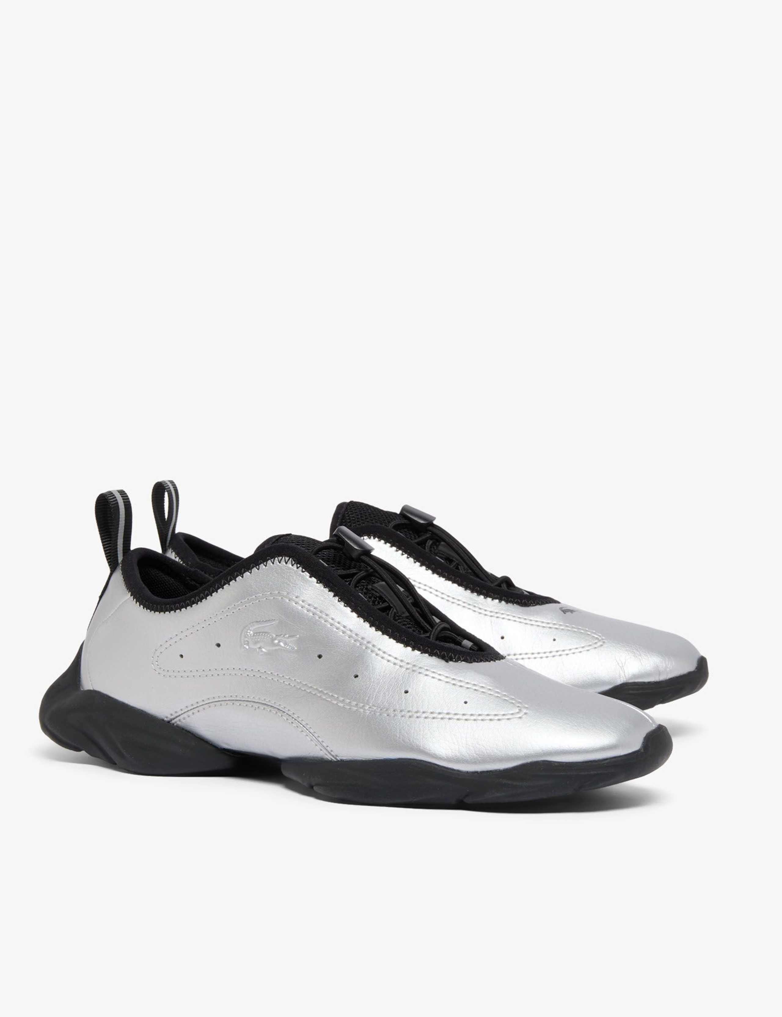 Tennis Ballerina Low Pro Slip On Metallic Trainers 3 of 6