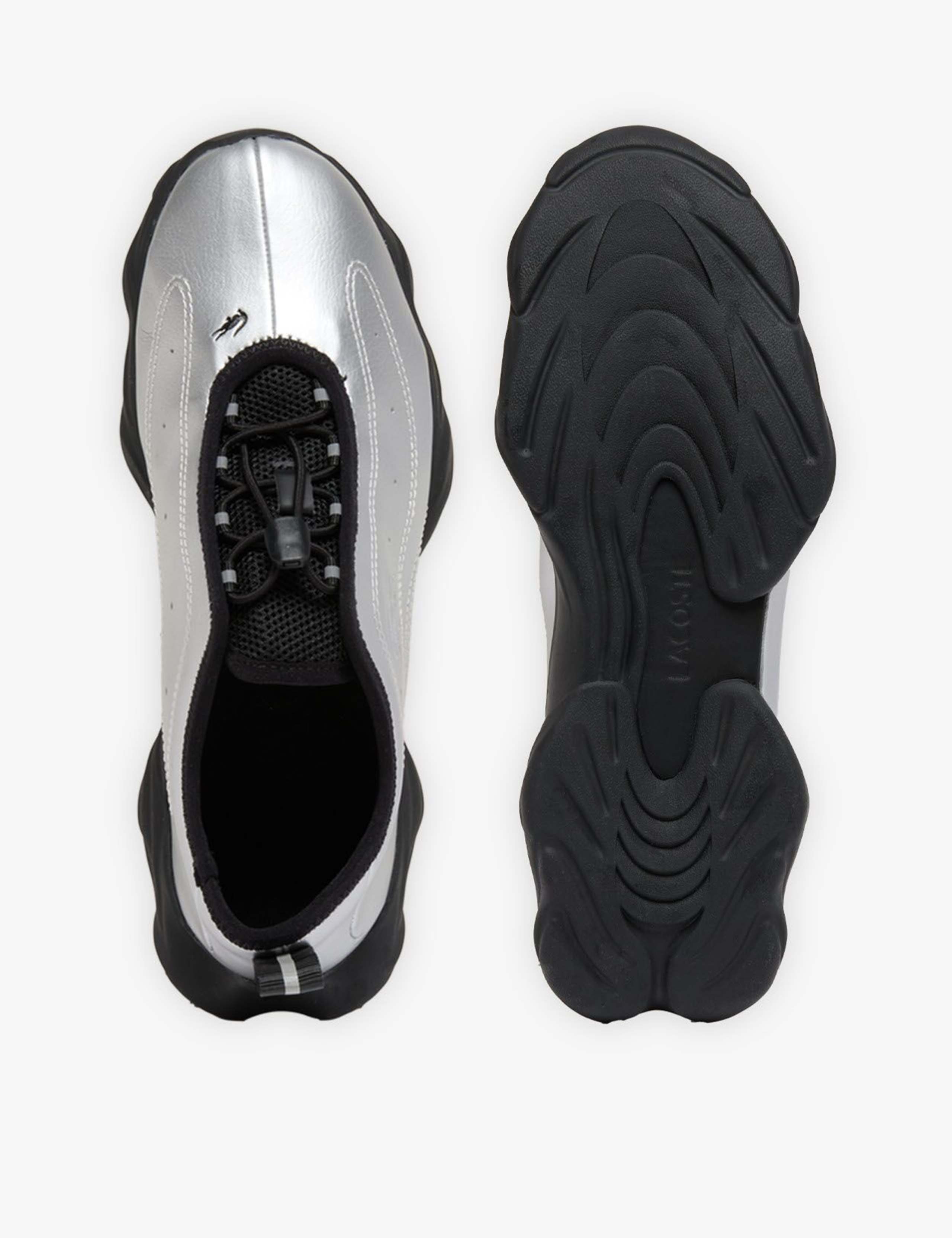 Tennis Ballerina Low Pro Slip On Metallic Trainers 6 of 6