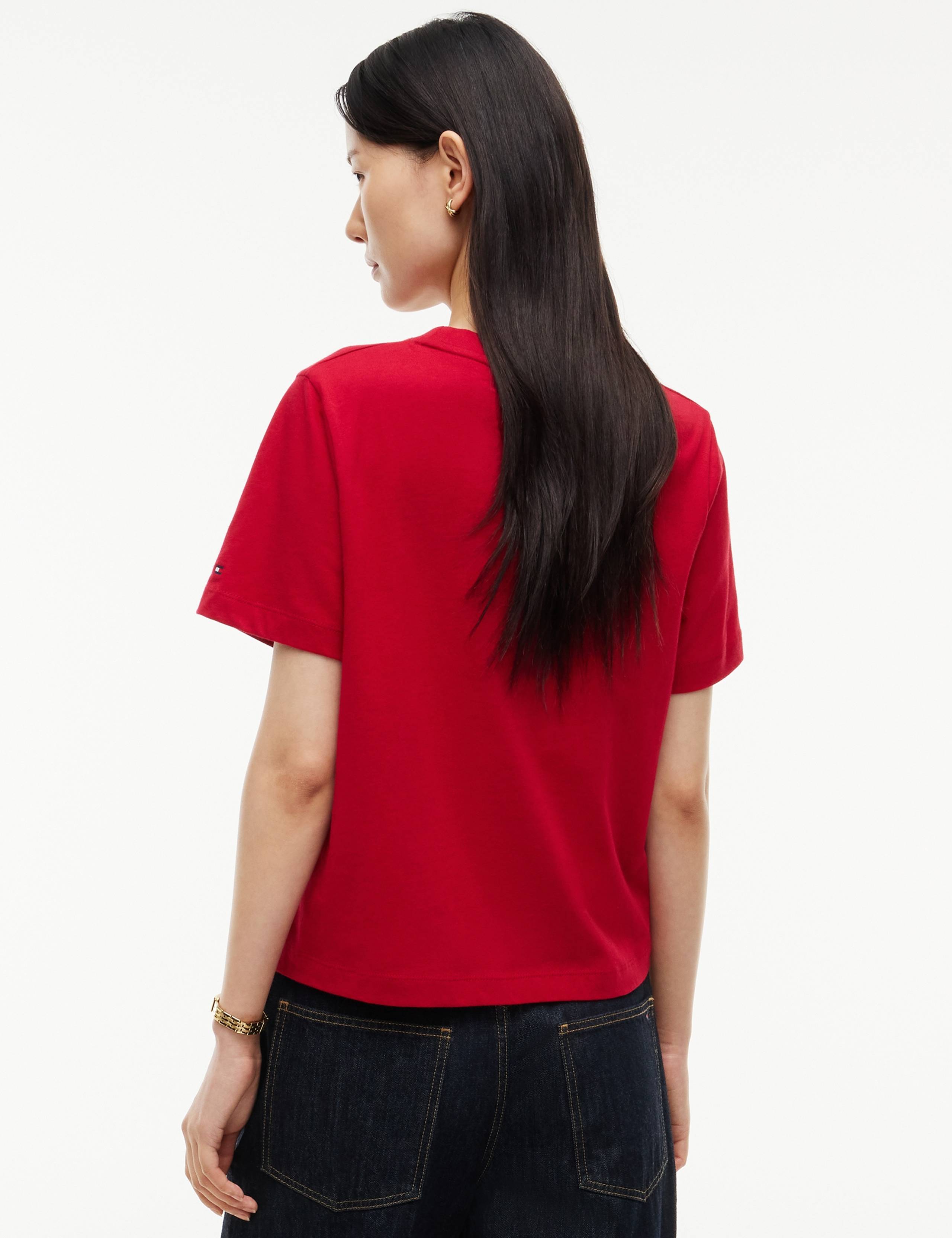 Pure Cotton Script Crew T-Shirt 5 of 6