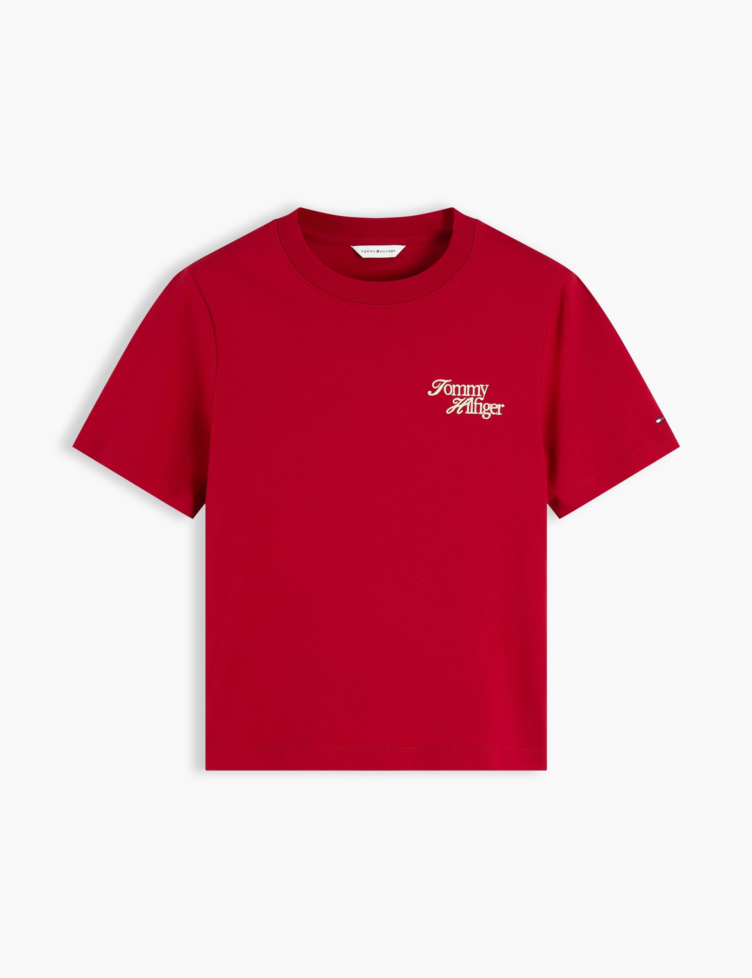Pure Cotton Script Crew T-Shirt 2 of 6
