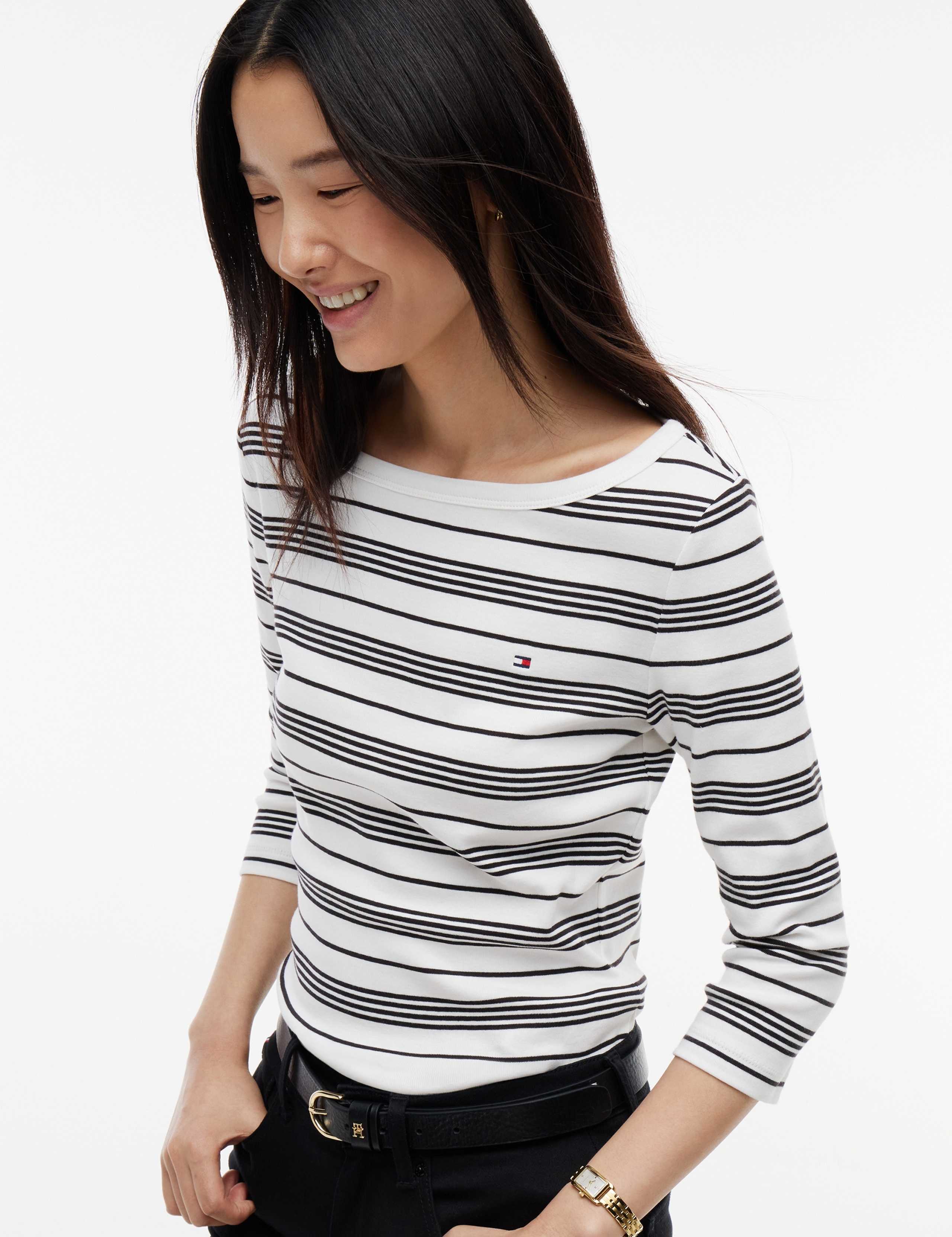 Cody Striped Pure Cotton Jersey T-Shirt 4 of 6