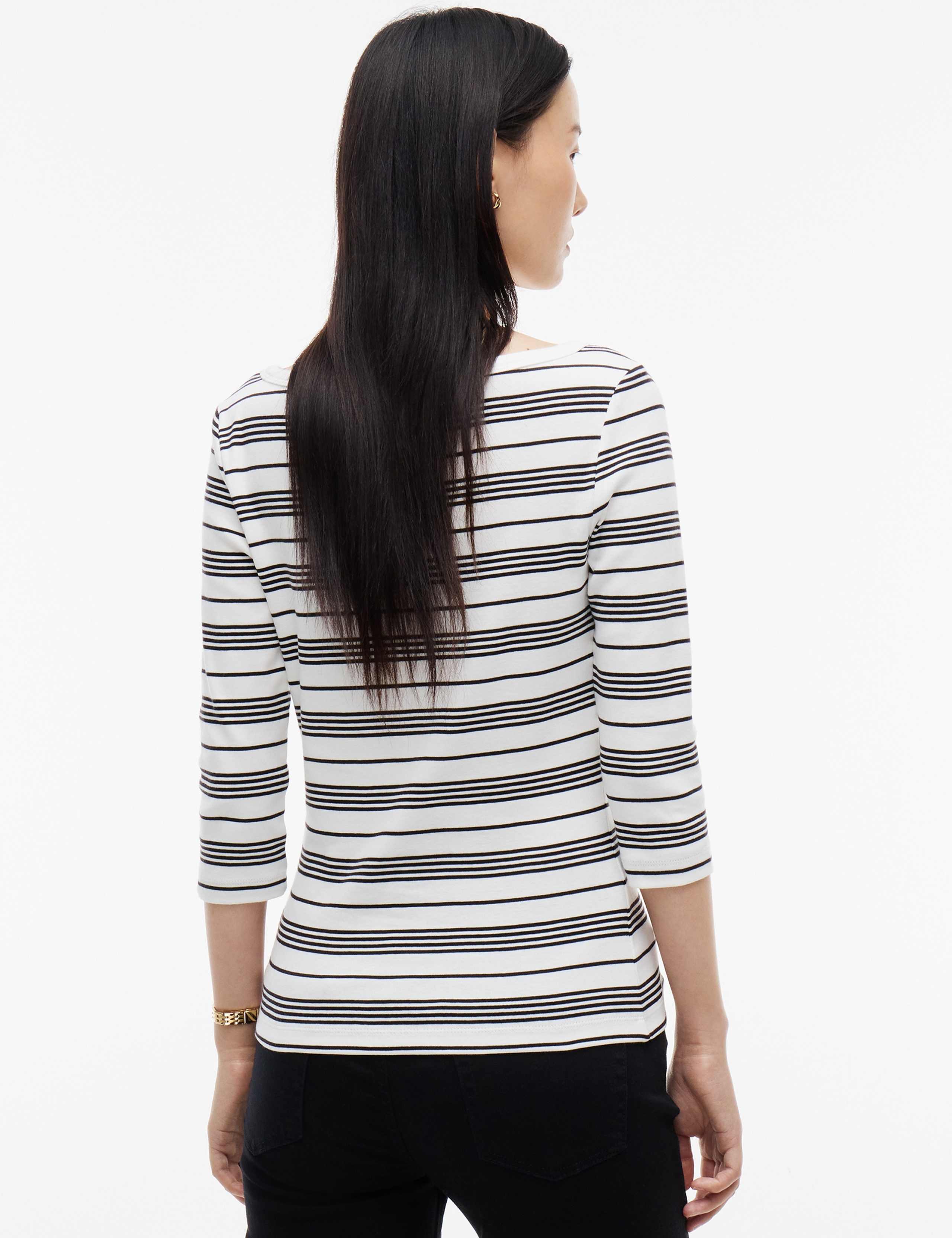 Cody Striped Pure Cotton Jersey T-Shirt 5 of 6