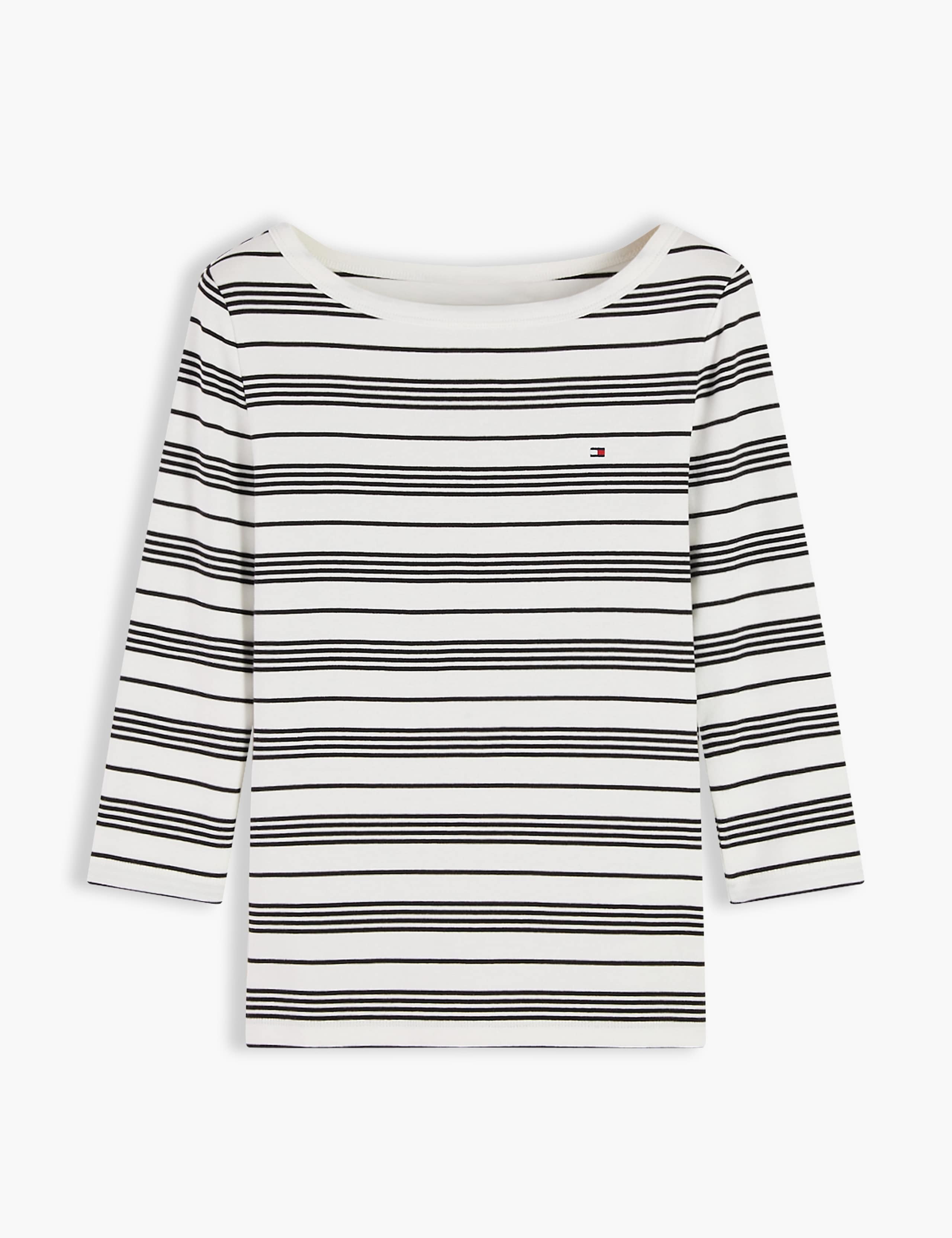 Cody Striped Pure Cotton Jersey T-Shirt 2 of 6