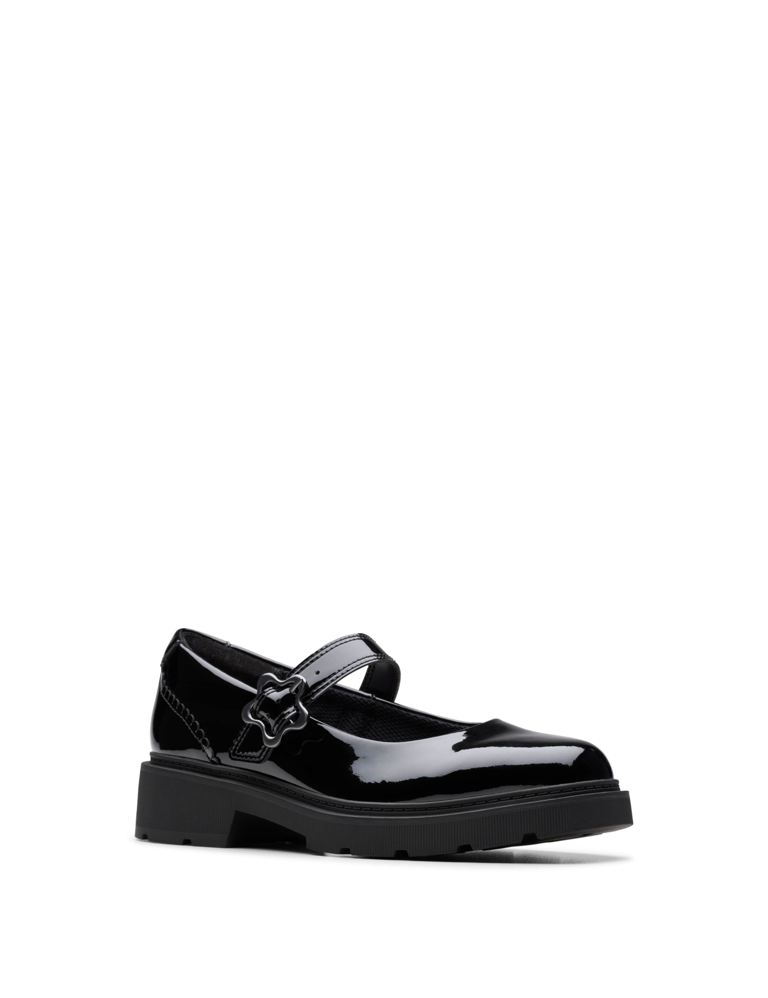 Kids' Leather Riptape Mary Jane Shoes (3 Large - 7 Large) 2 of 6