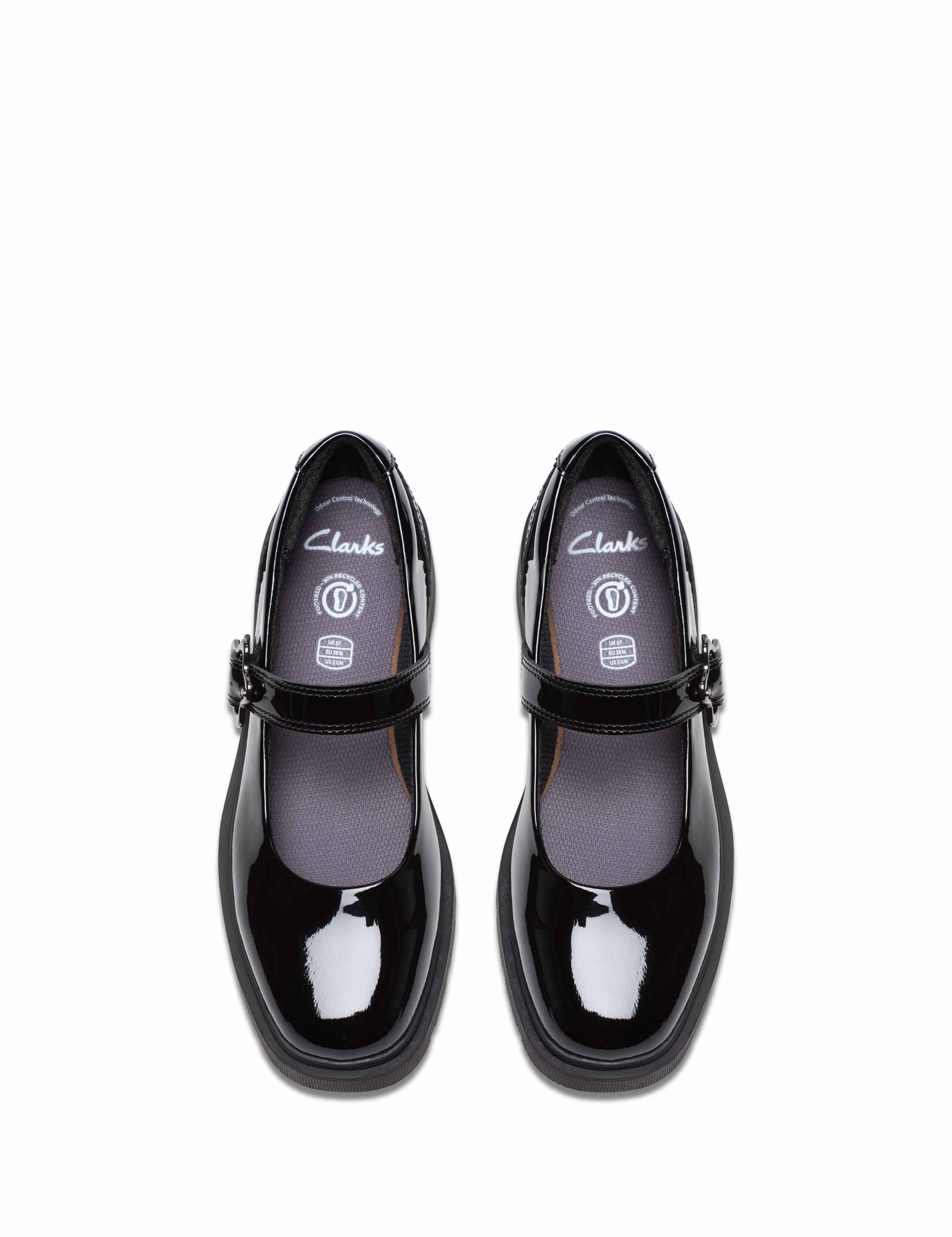 Kids' Leather Riptape Mary Jane Shoes (3 Large - 7 Large) 3 of 6