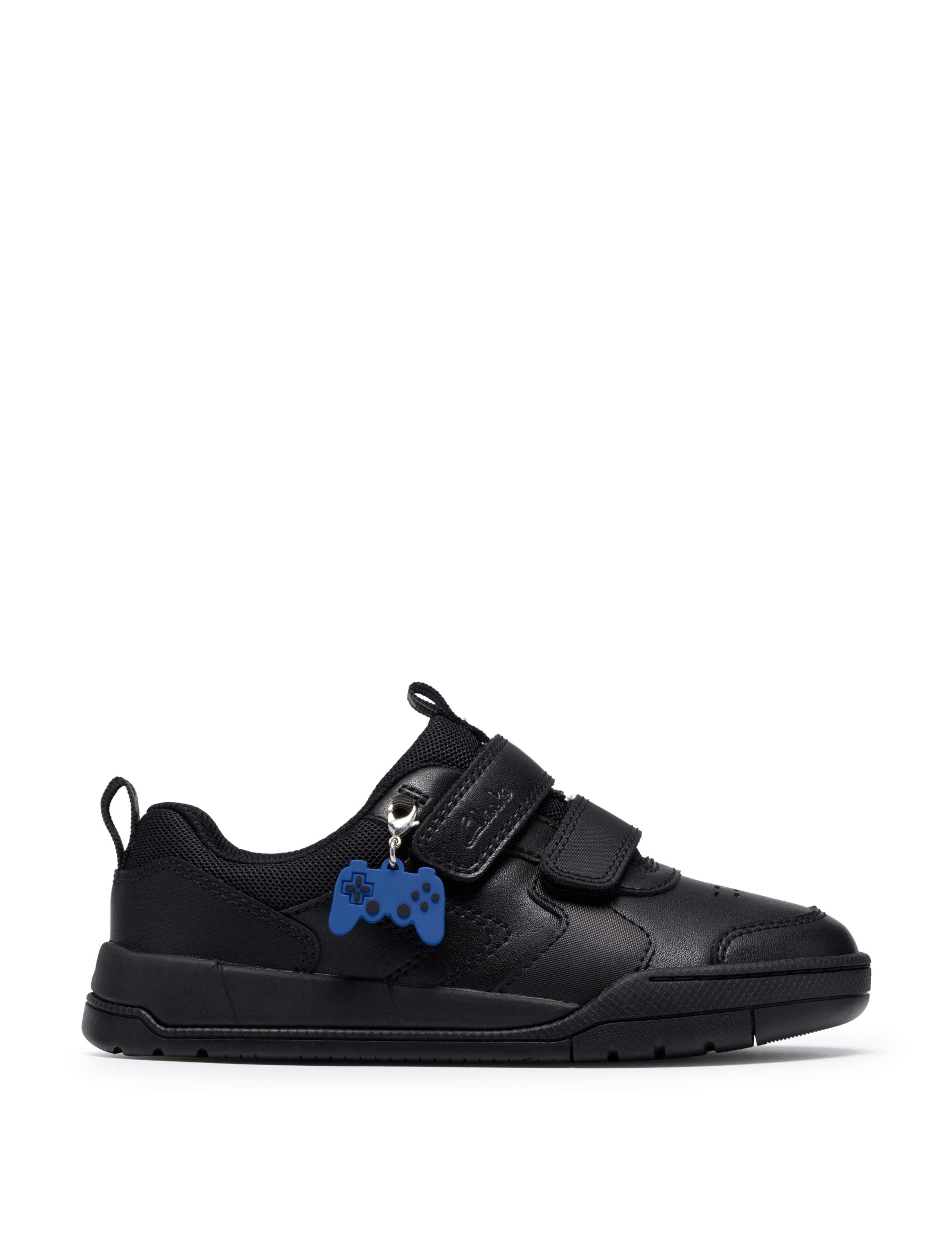 Kids' Leather Riptape School Shoes (10 Small - 2½ Large) 1 of 6