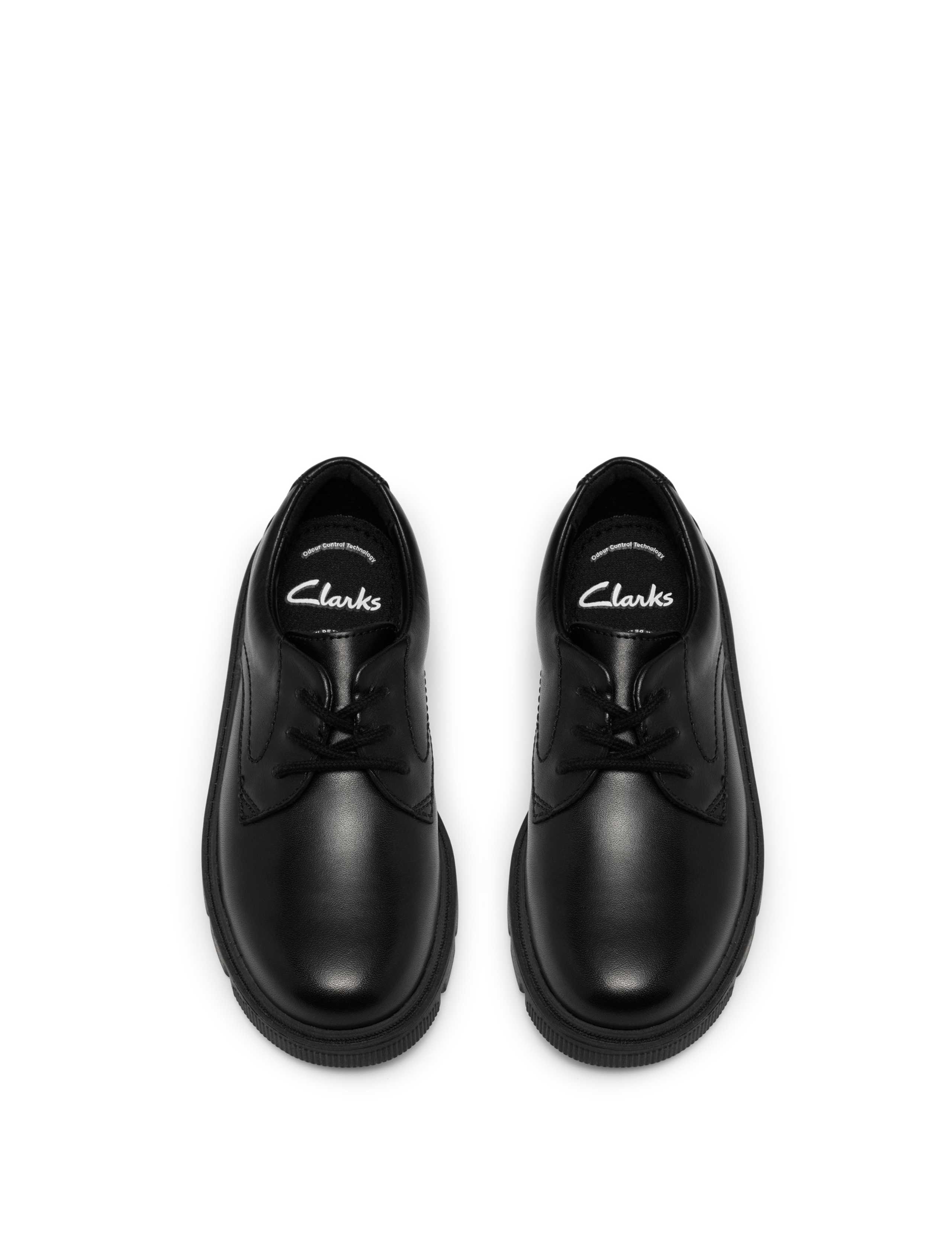 Kids' Leather Derby Shoes (10 Small - 2½ Large) 2 of 6