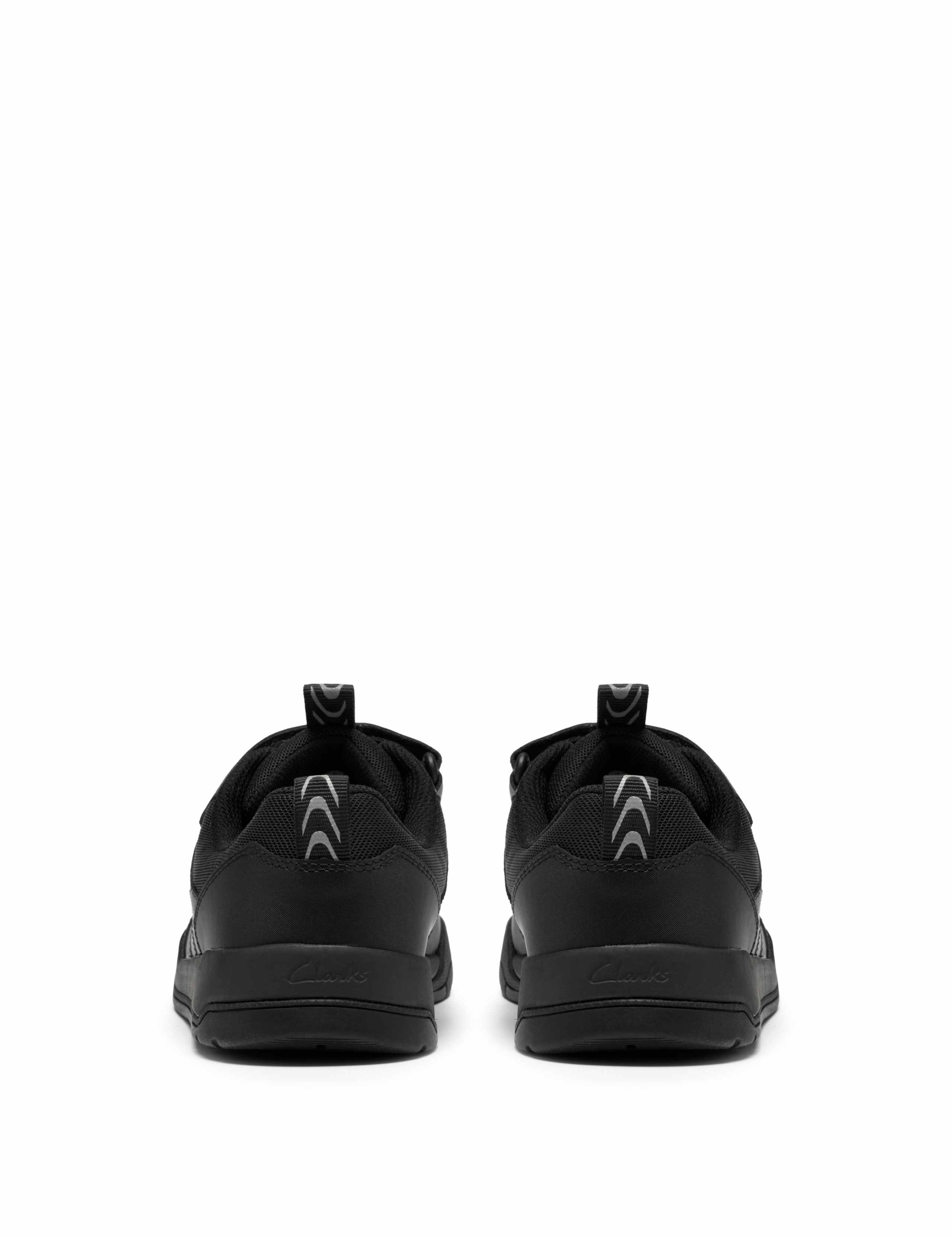 Kids' Leather Riptape School Shoes (3 Large - 7 Large) 5 of 6