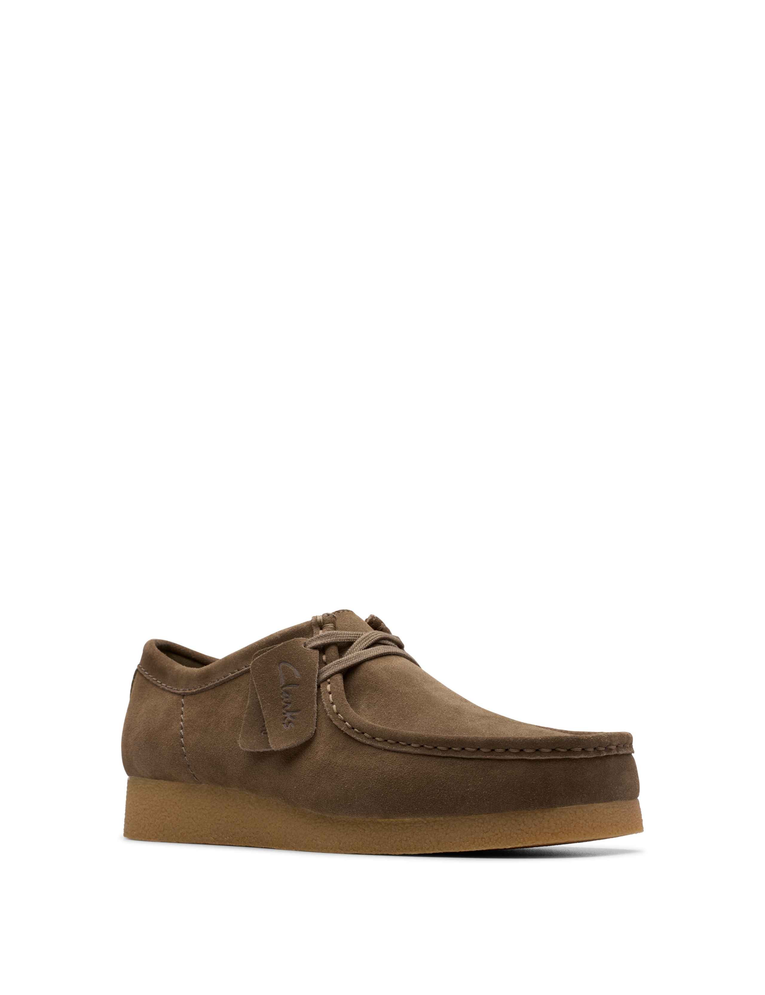 Suede Lace Up Walking Shoes 2 of 7