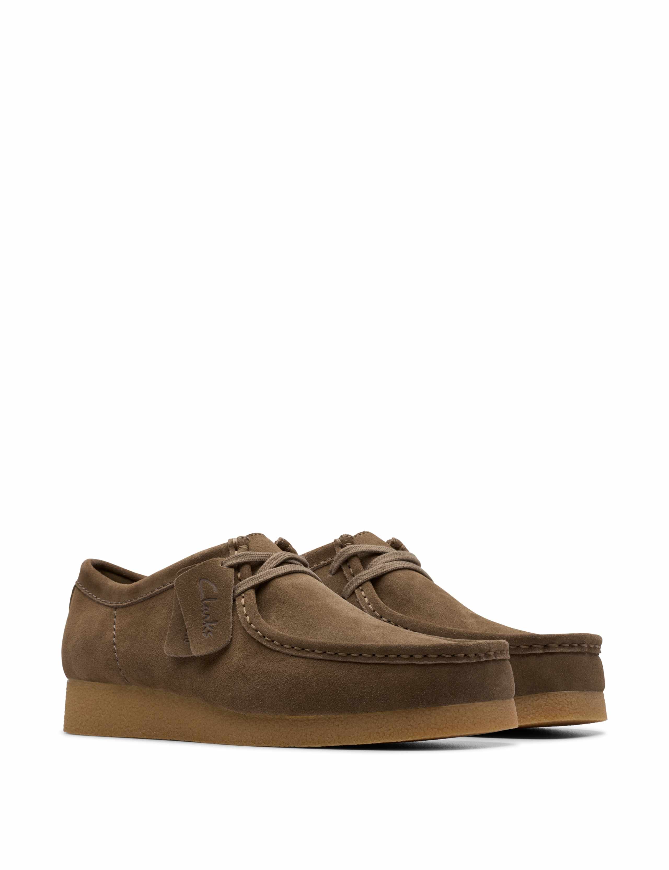 Suede Lace Up Walking Shoes 3 of 7