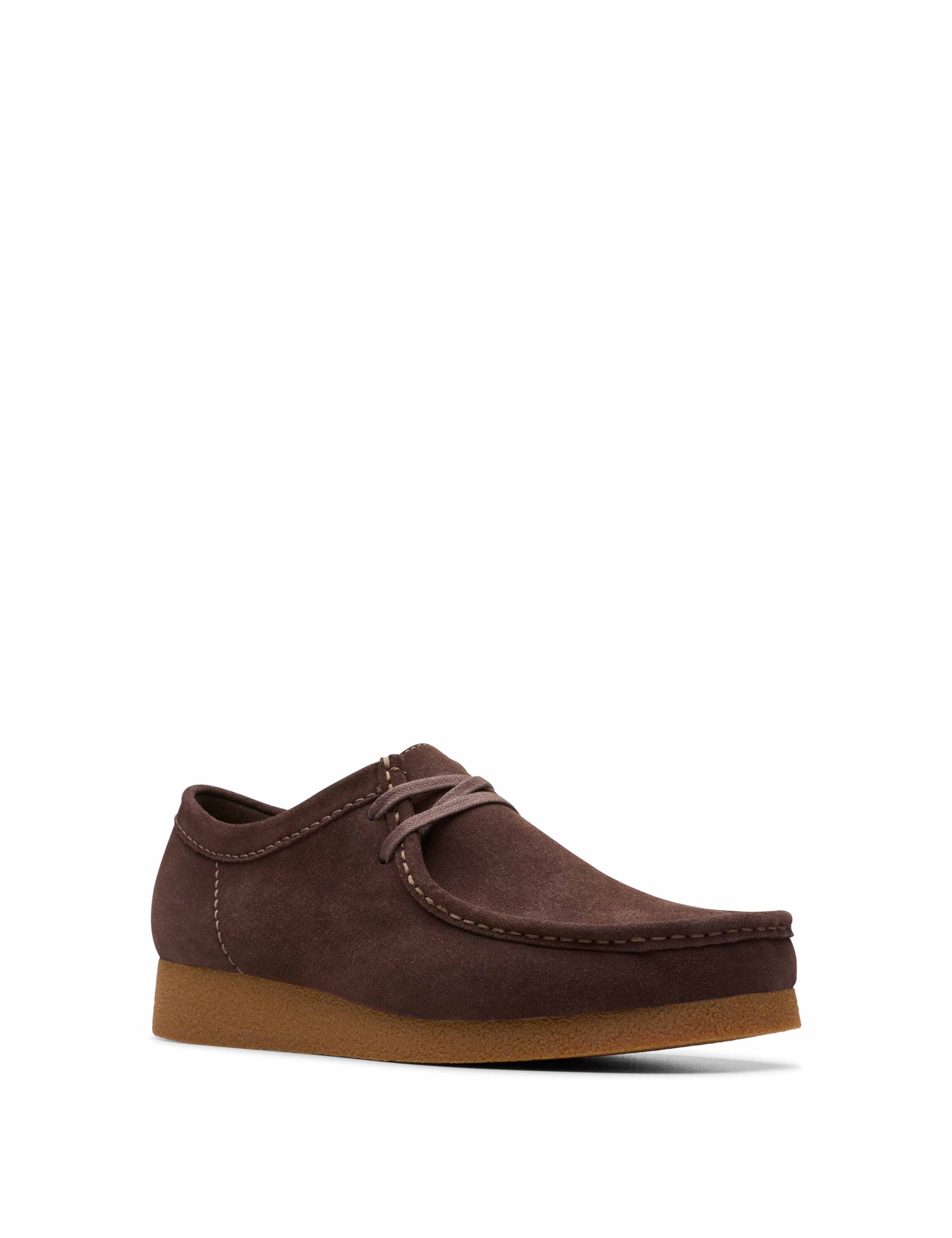 Suede Lace Up Walking Shoes 2 of 7