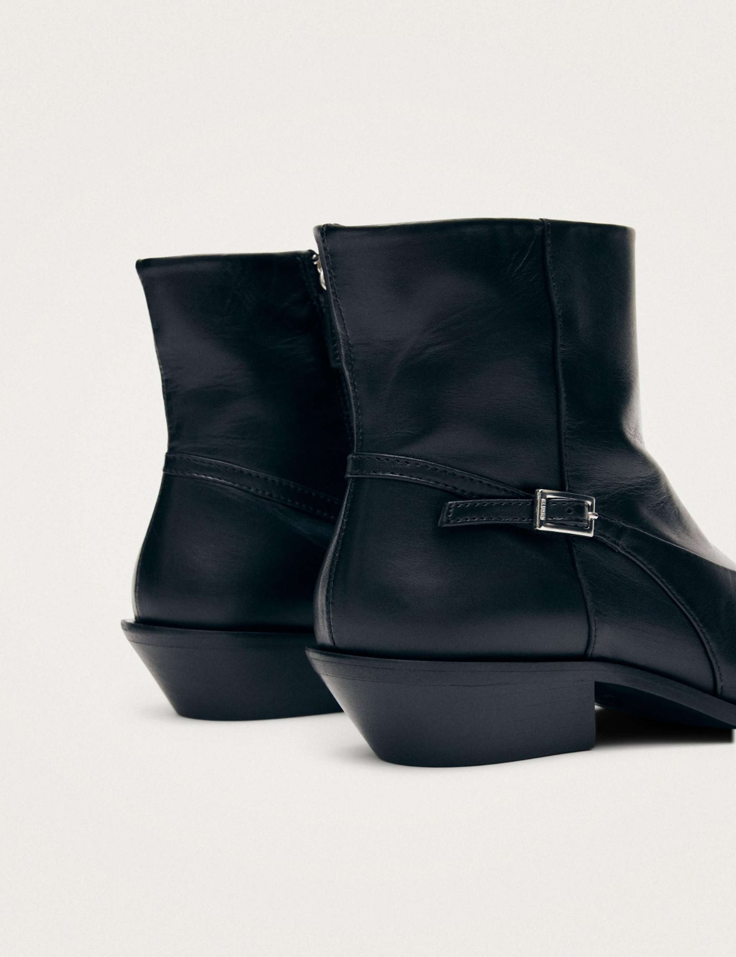 Lizzie Leather Cuban Heel Ankle Boots 4 of 5